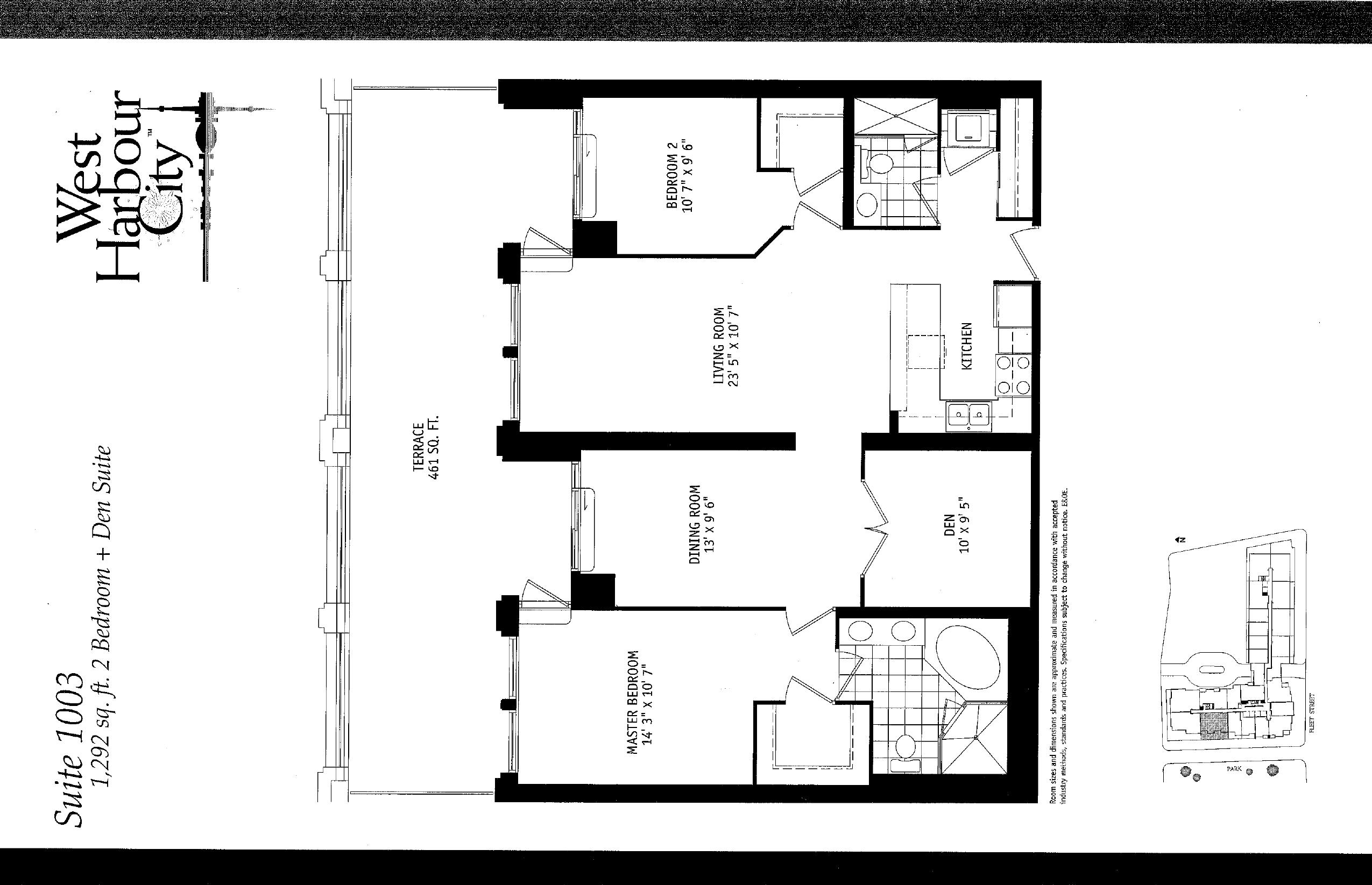 Suite 1003 floor plan