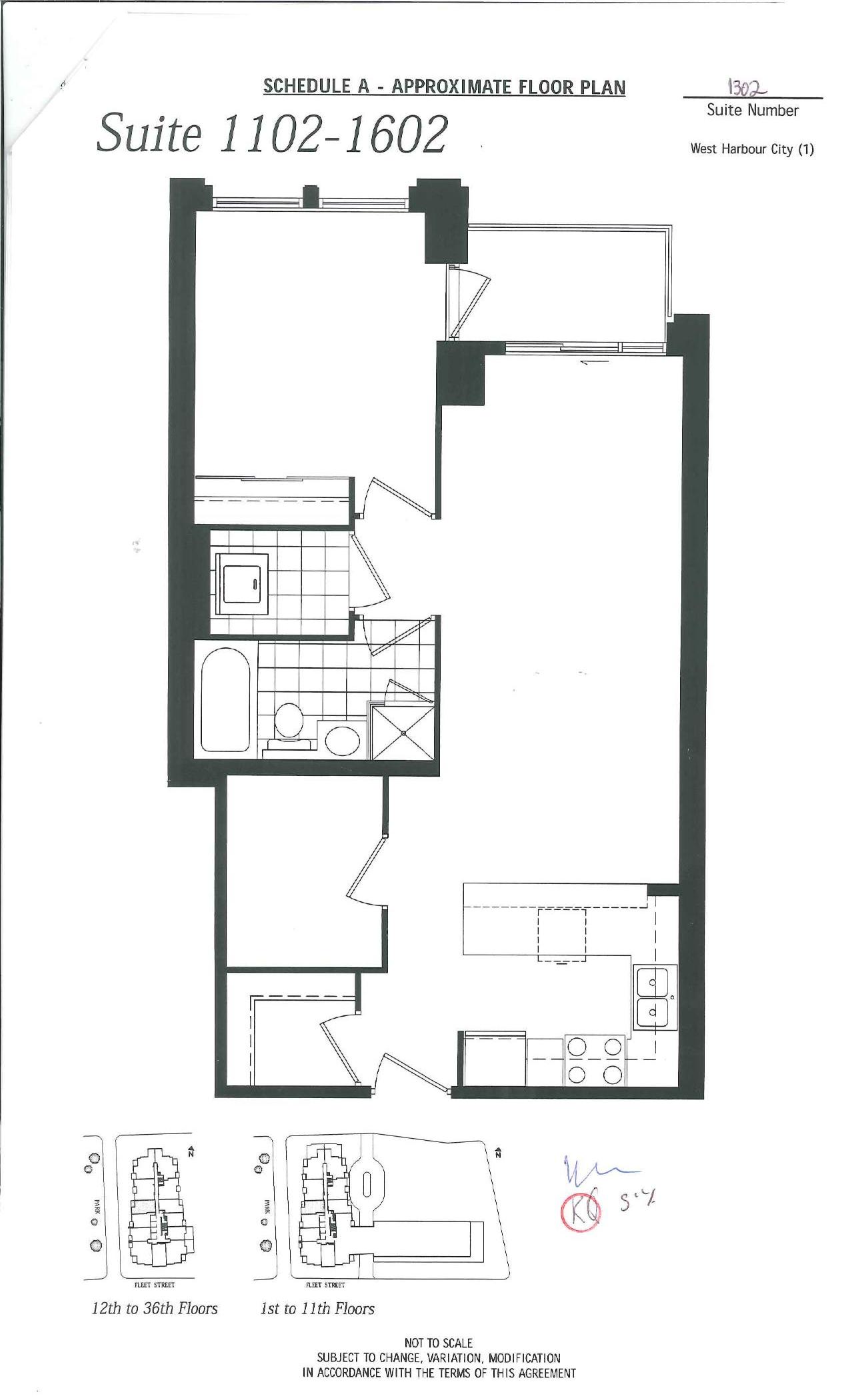 Suite 1102-1602 floor plan