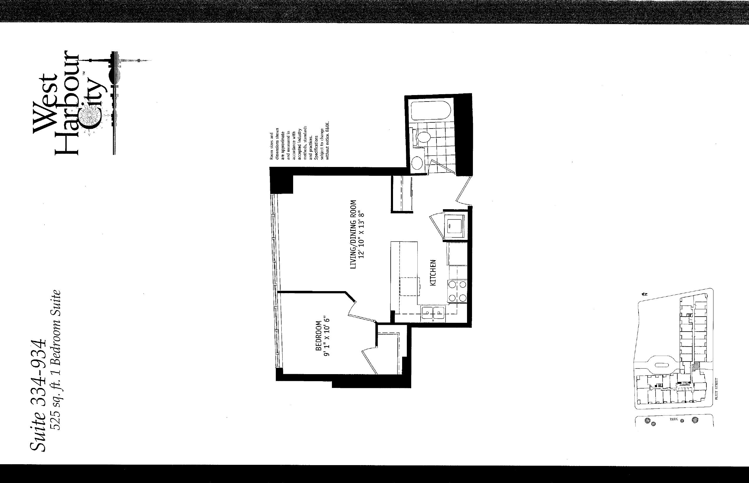 Suite 334-934 floor plan