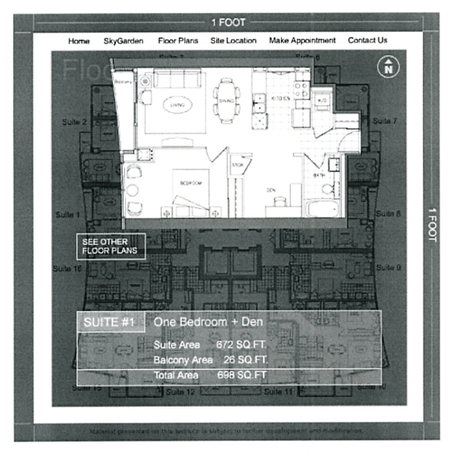 Suite 1 floor plan
