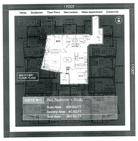 Suite 15 floor plan