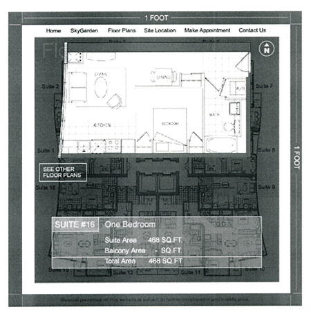 Suite 16 floor plan