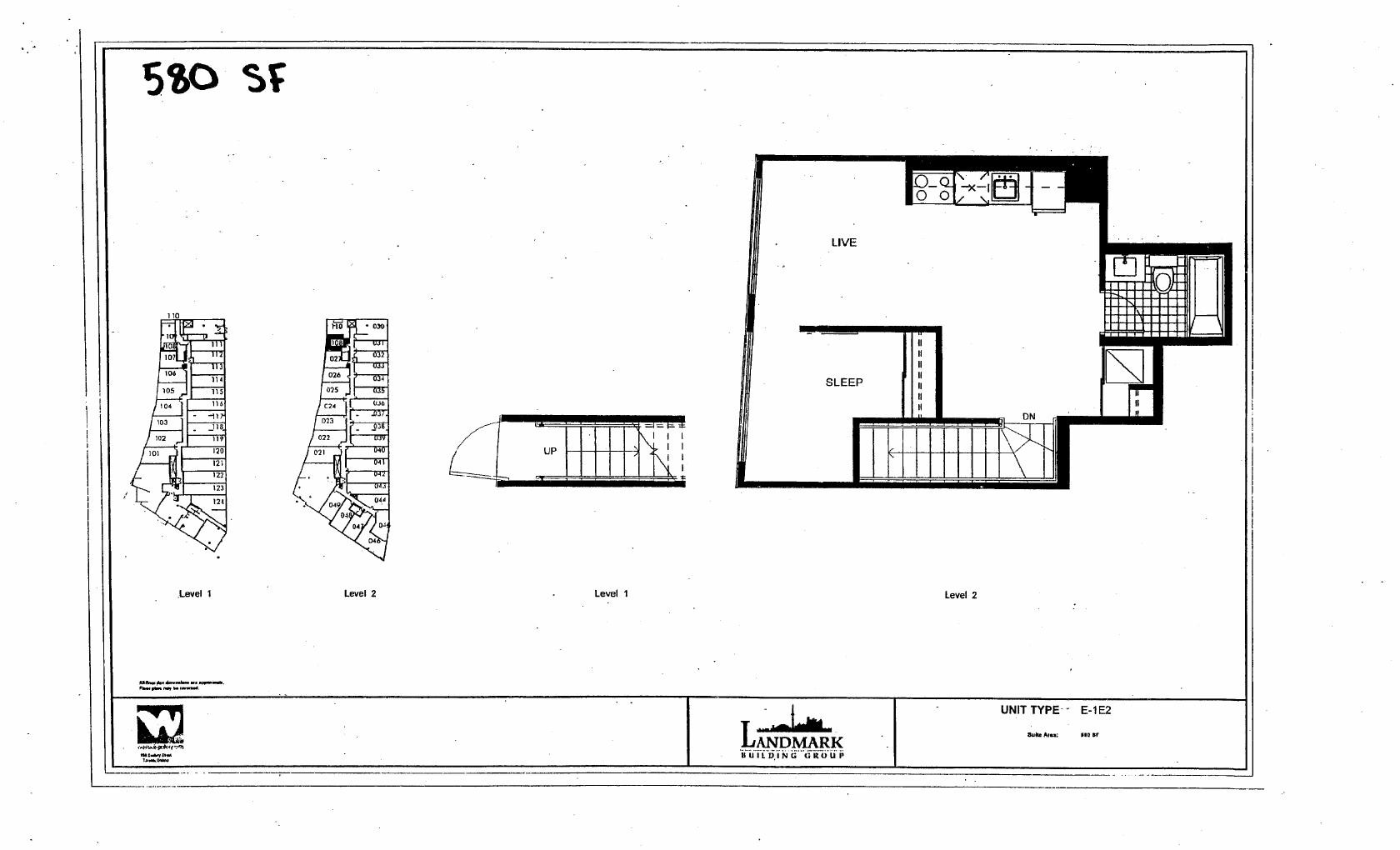 Suite E-1E2 floor plan