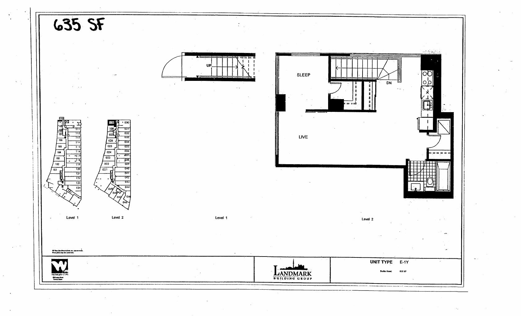 Suite E-1Y floor plan