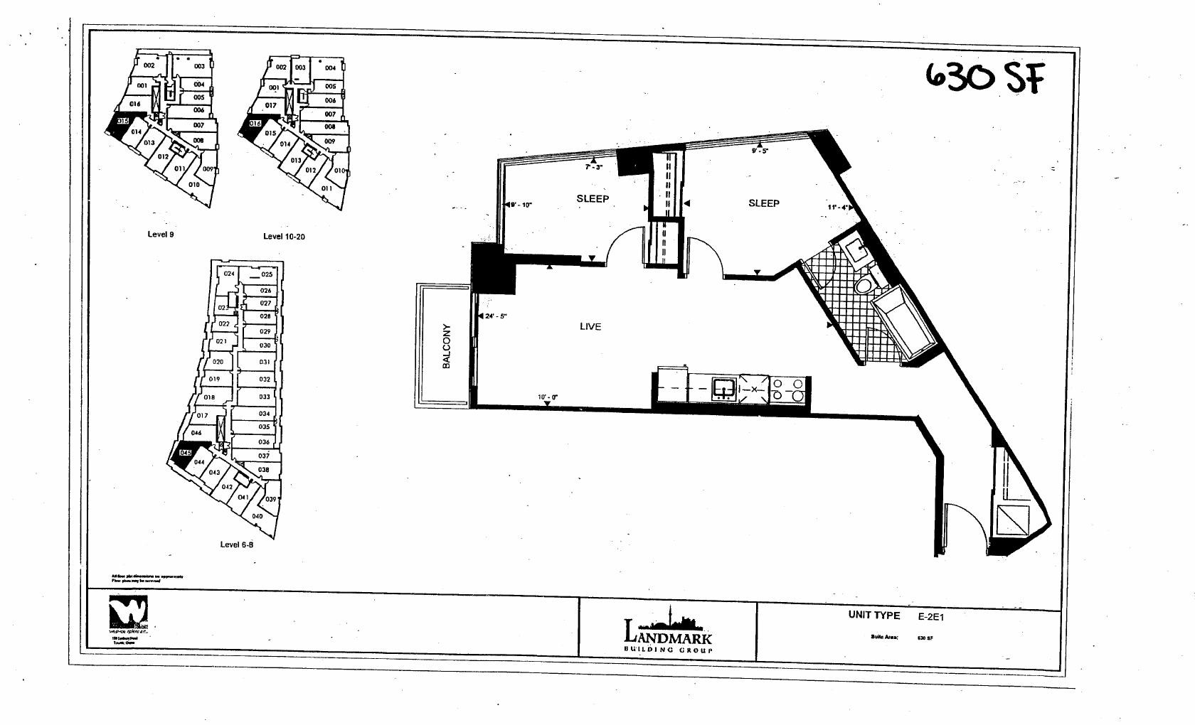 Suite E-2E1 floor plan