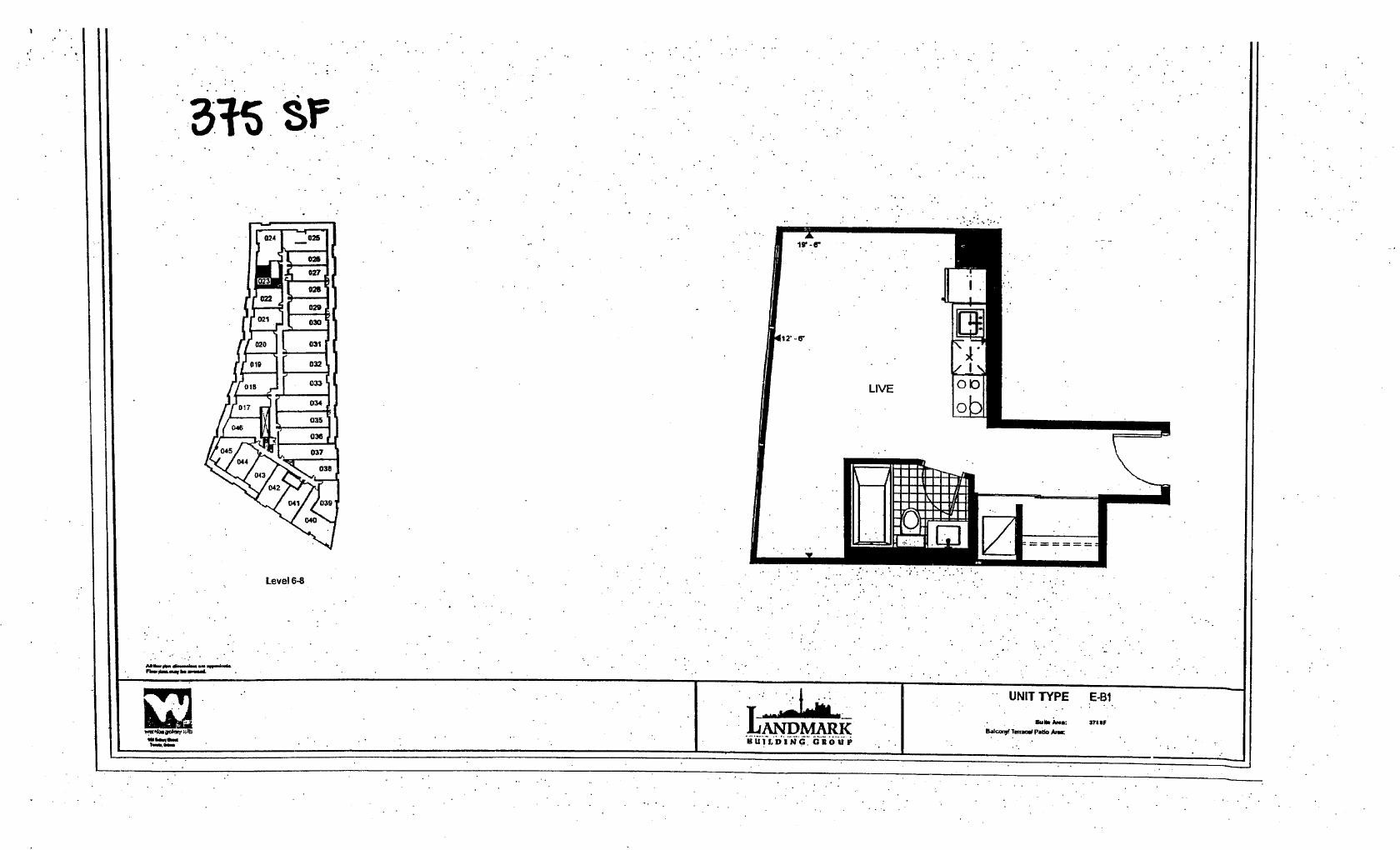 Suite E-B1 floor plan