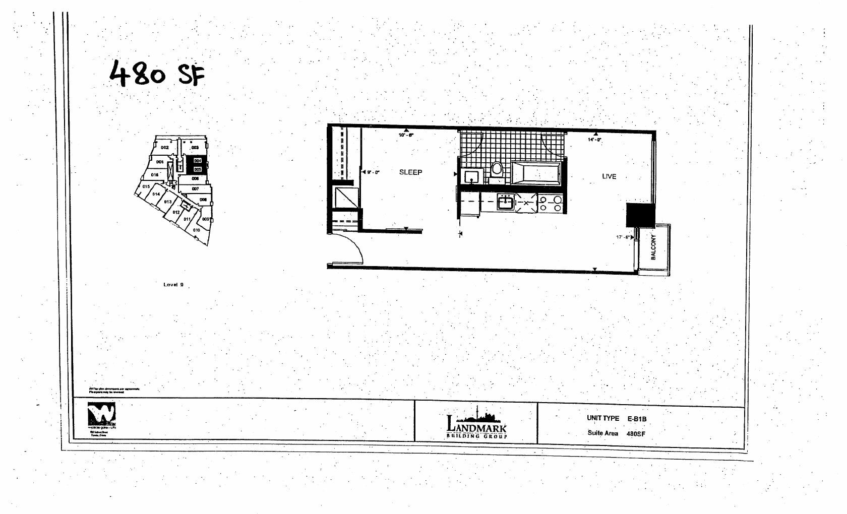 Suite E-B1B floor plan