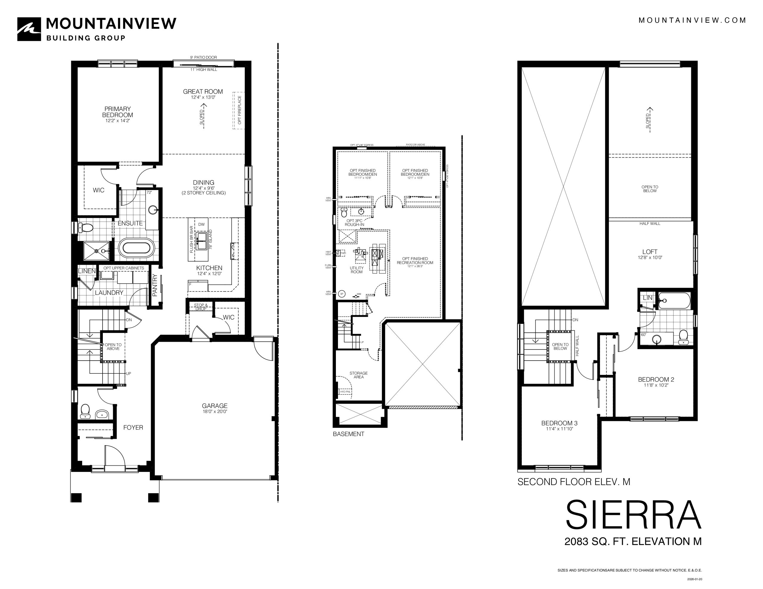 Sierra floor plan