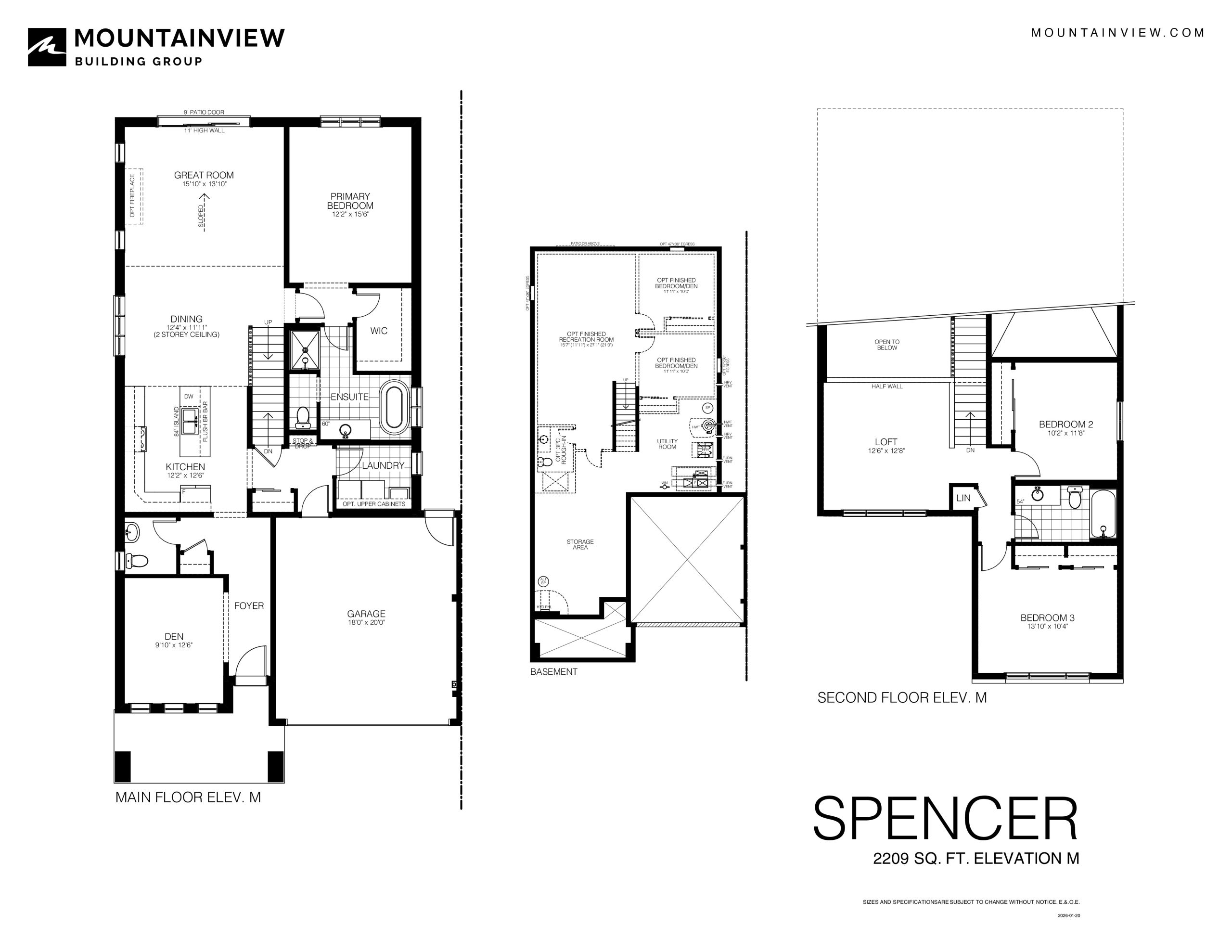 Spencer floor plan