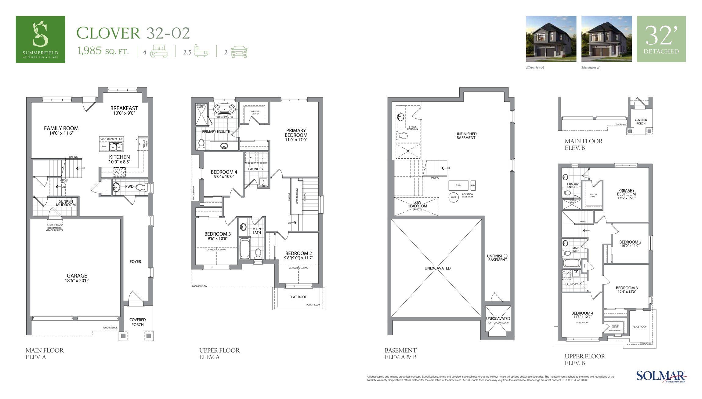 Clover floor plan