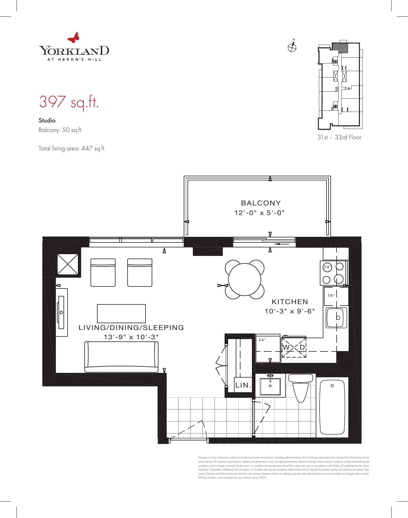 Suite 03 - Studio floor plan