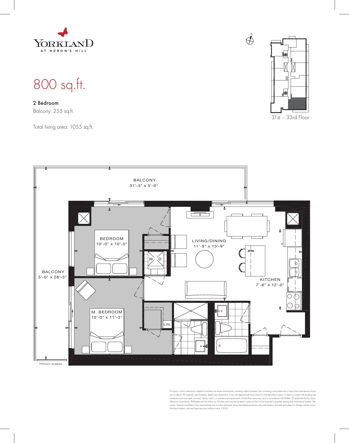 Suite 09 - 2 Bedroom floor plan