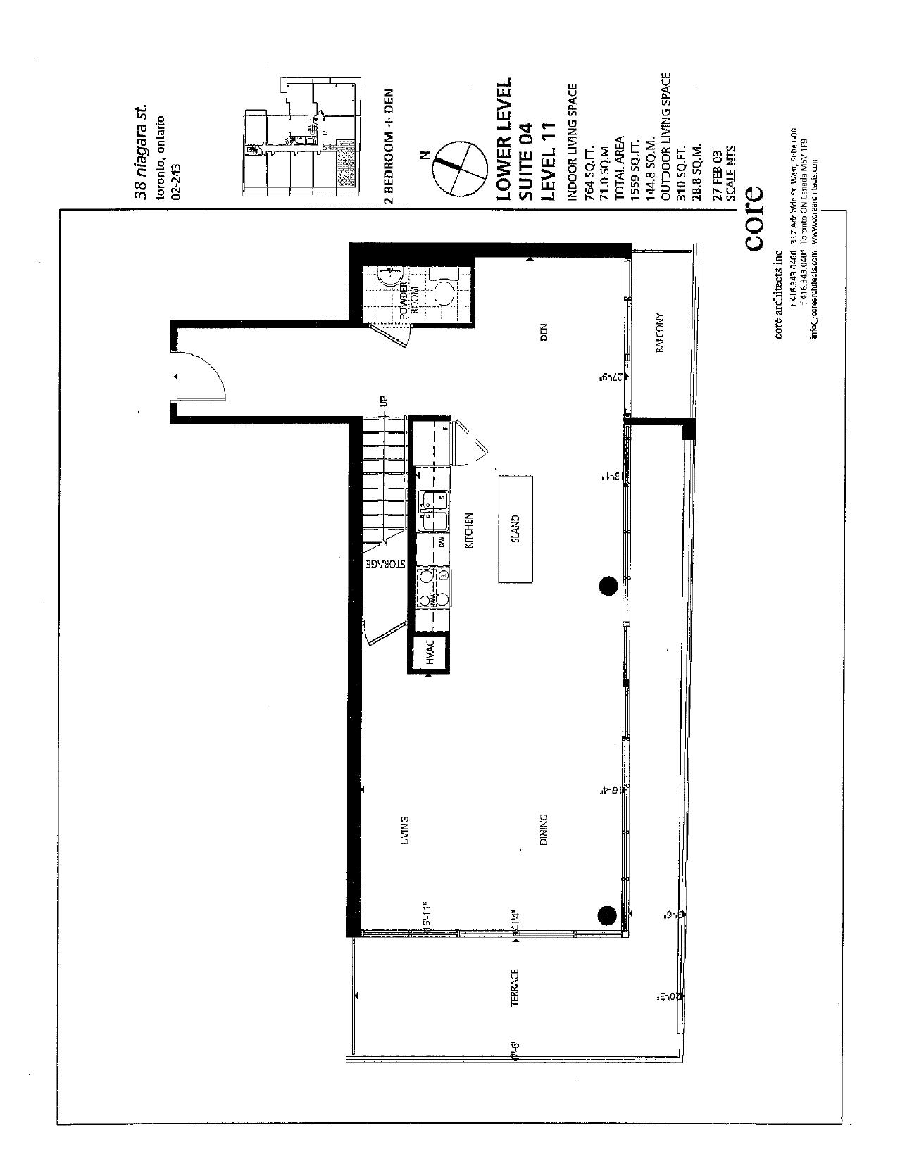 Penthouse Suite 04 Upper floor plan