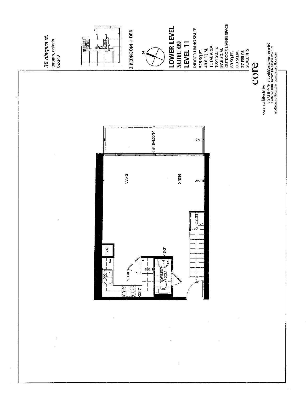 Penthouse Suite 09 Upper floor plan