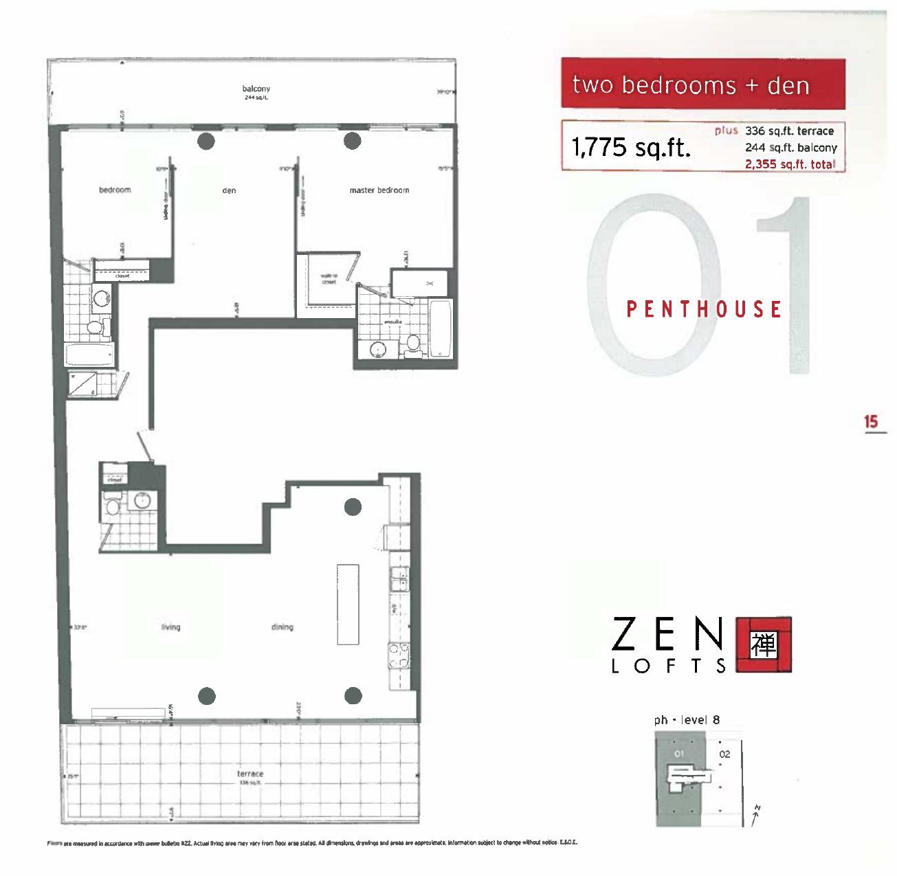 Penthouse 1 floor plan