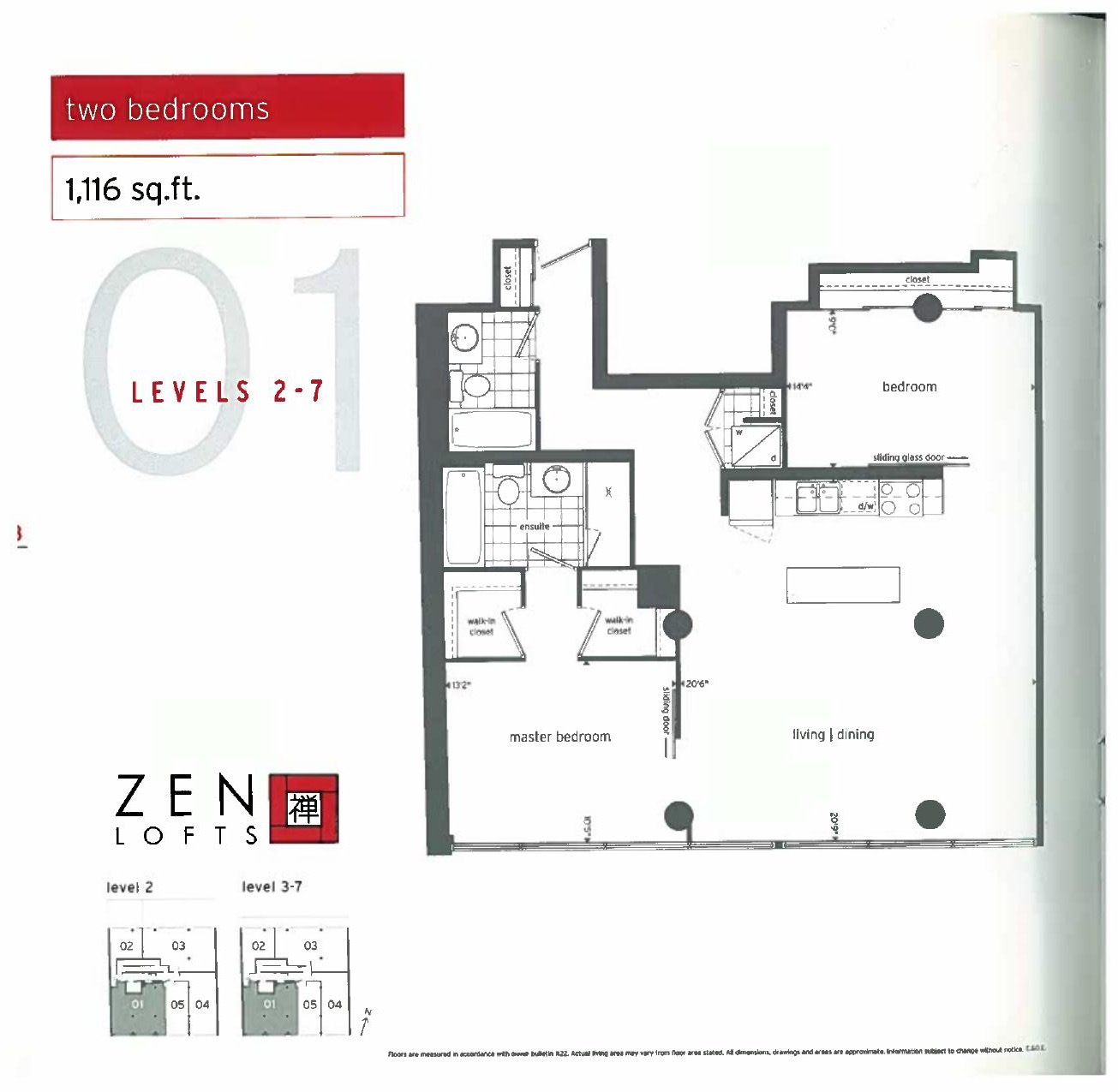 Suite 01 (Floors 2-7) floor plan