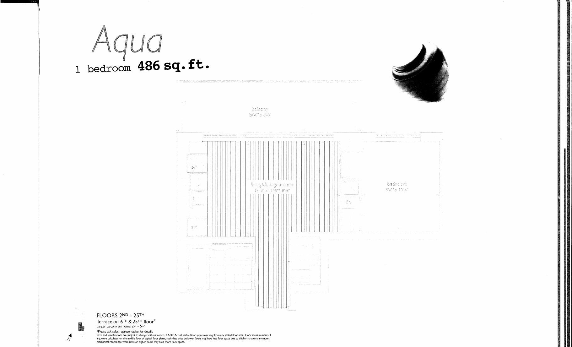 Aqua floor plan