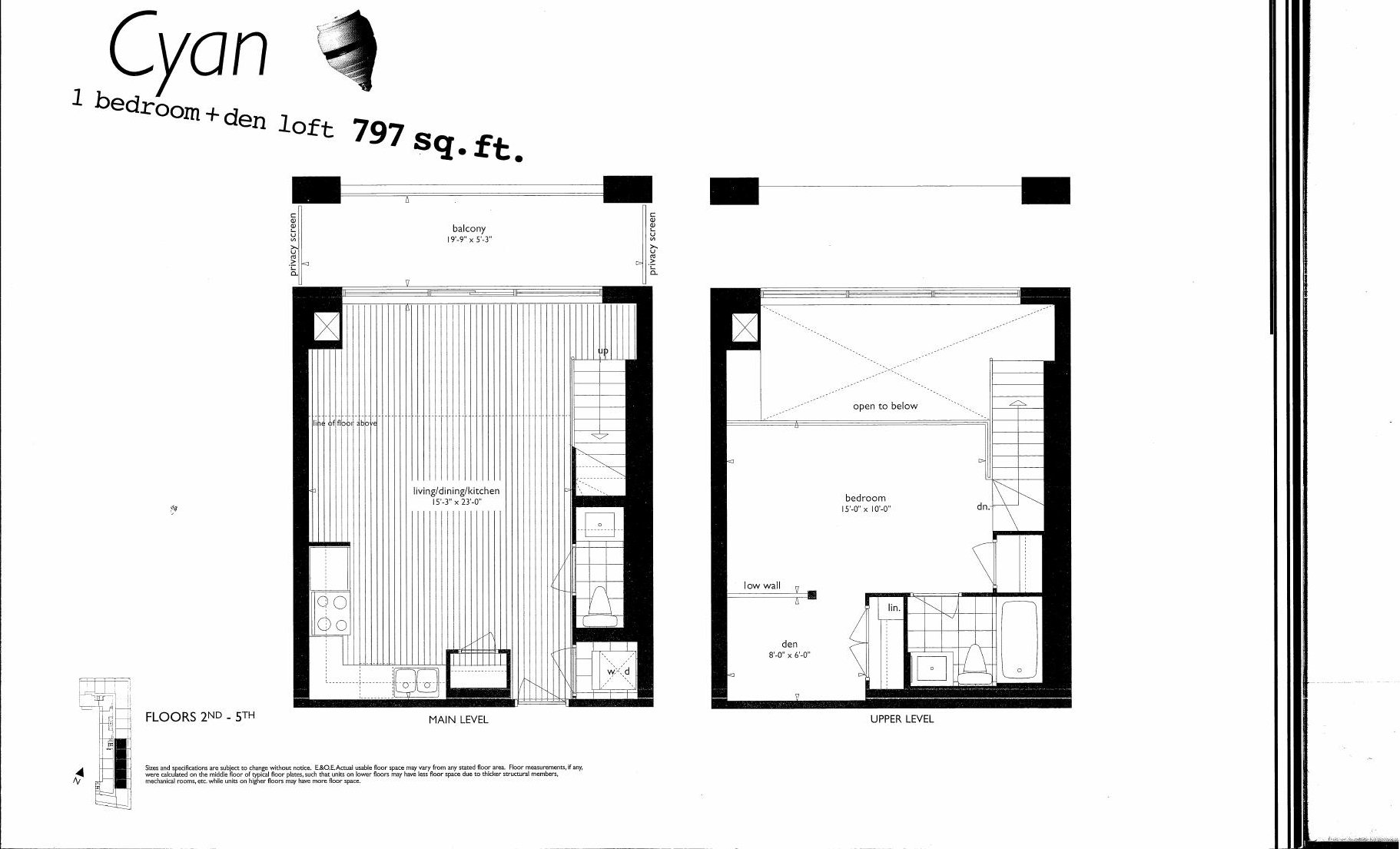 Cyan floor plan