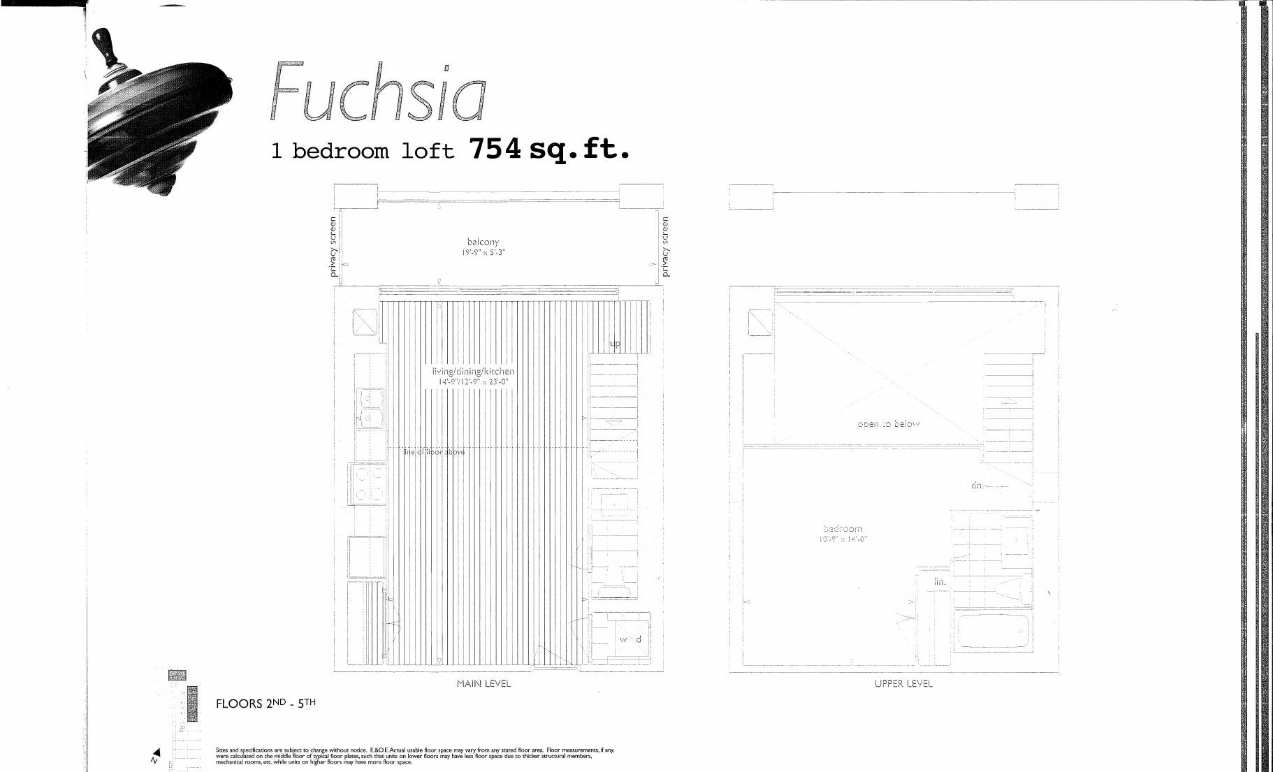 Fuchsia floor plan