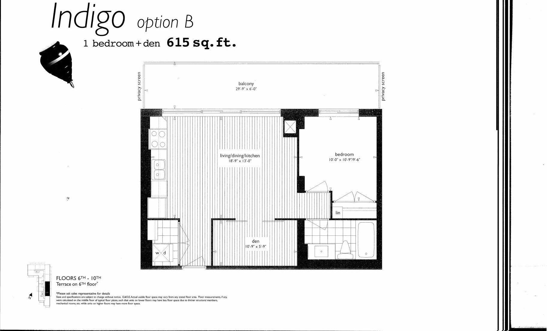 Indigo (Option B) floor plan