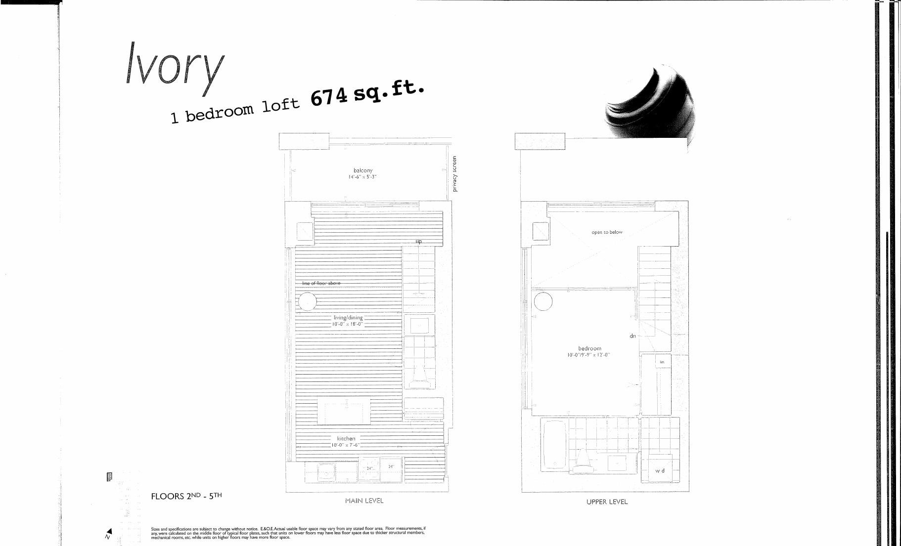 Ivory floor plan
