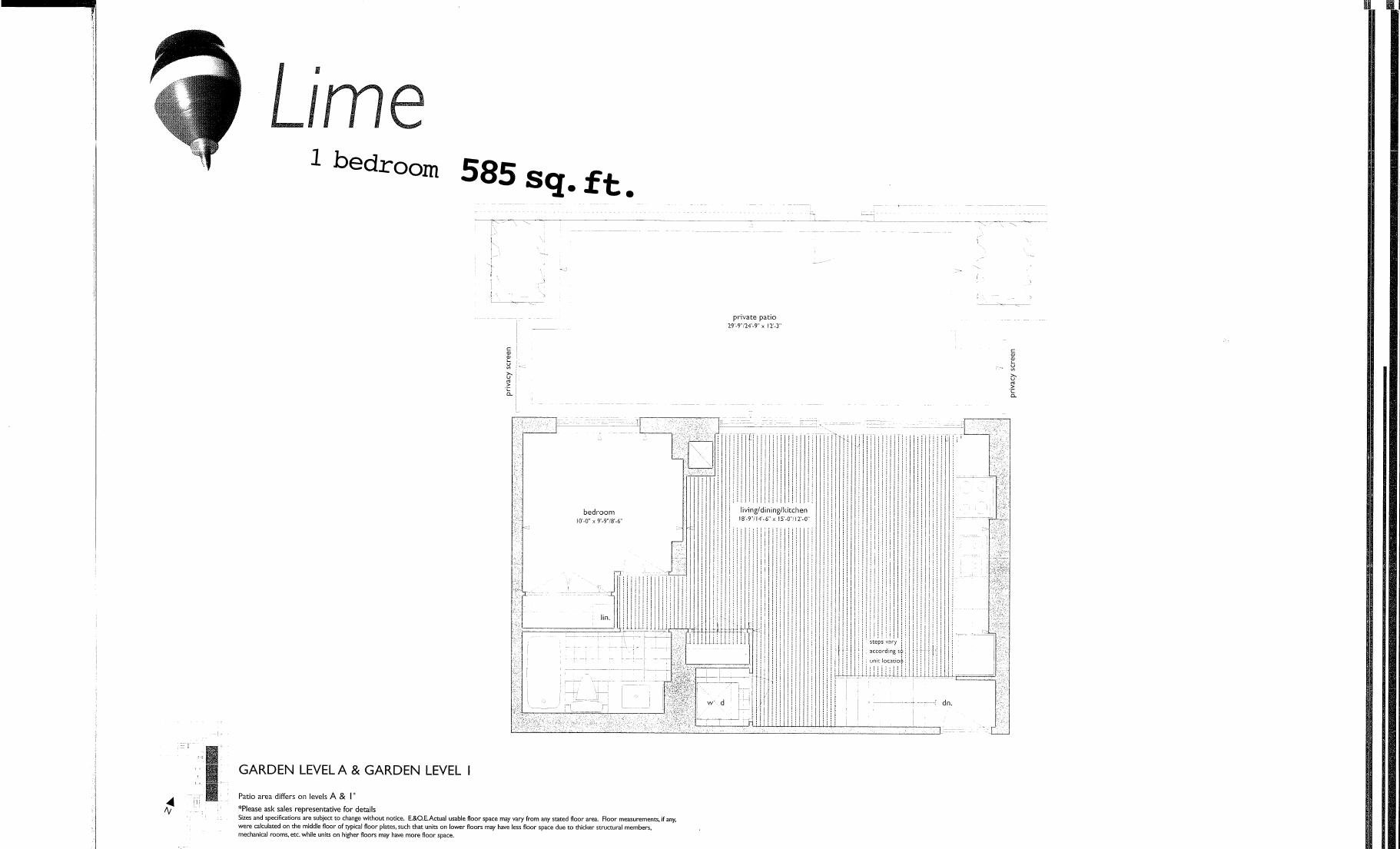 Lime floor plan