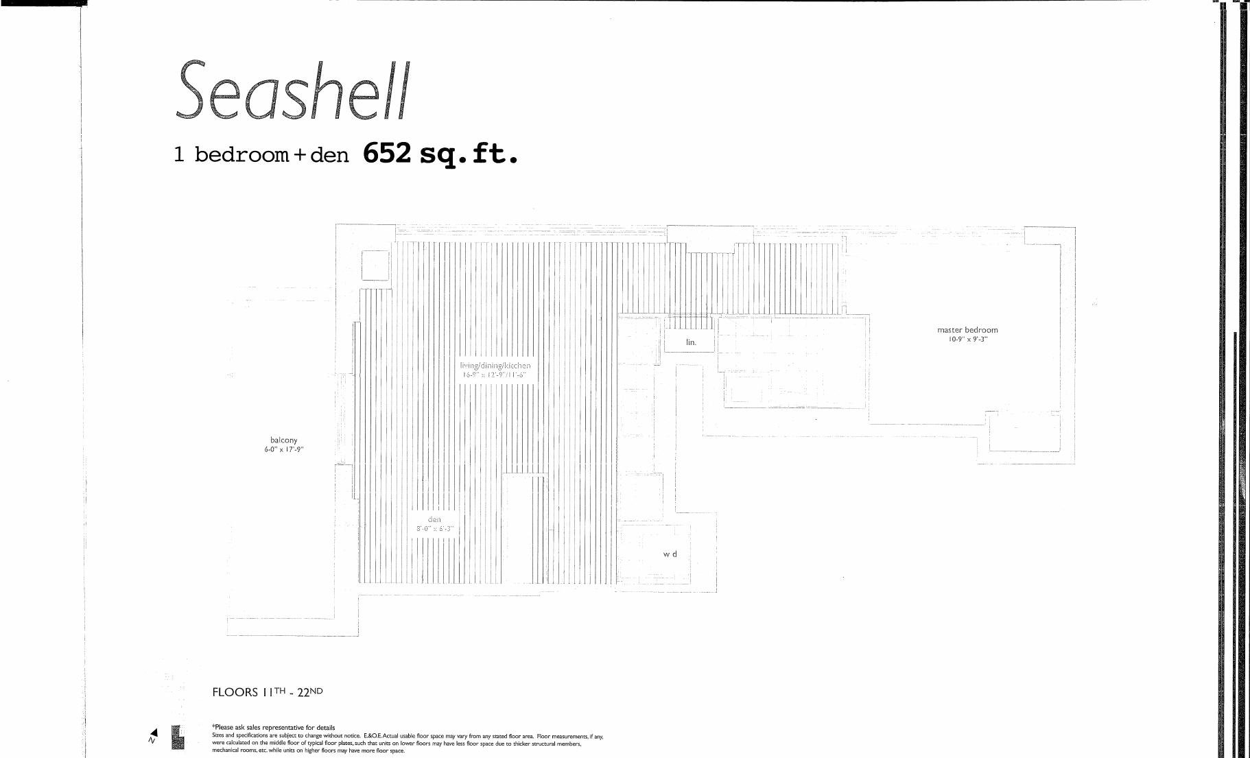 Seashell floor plan