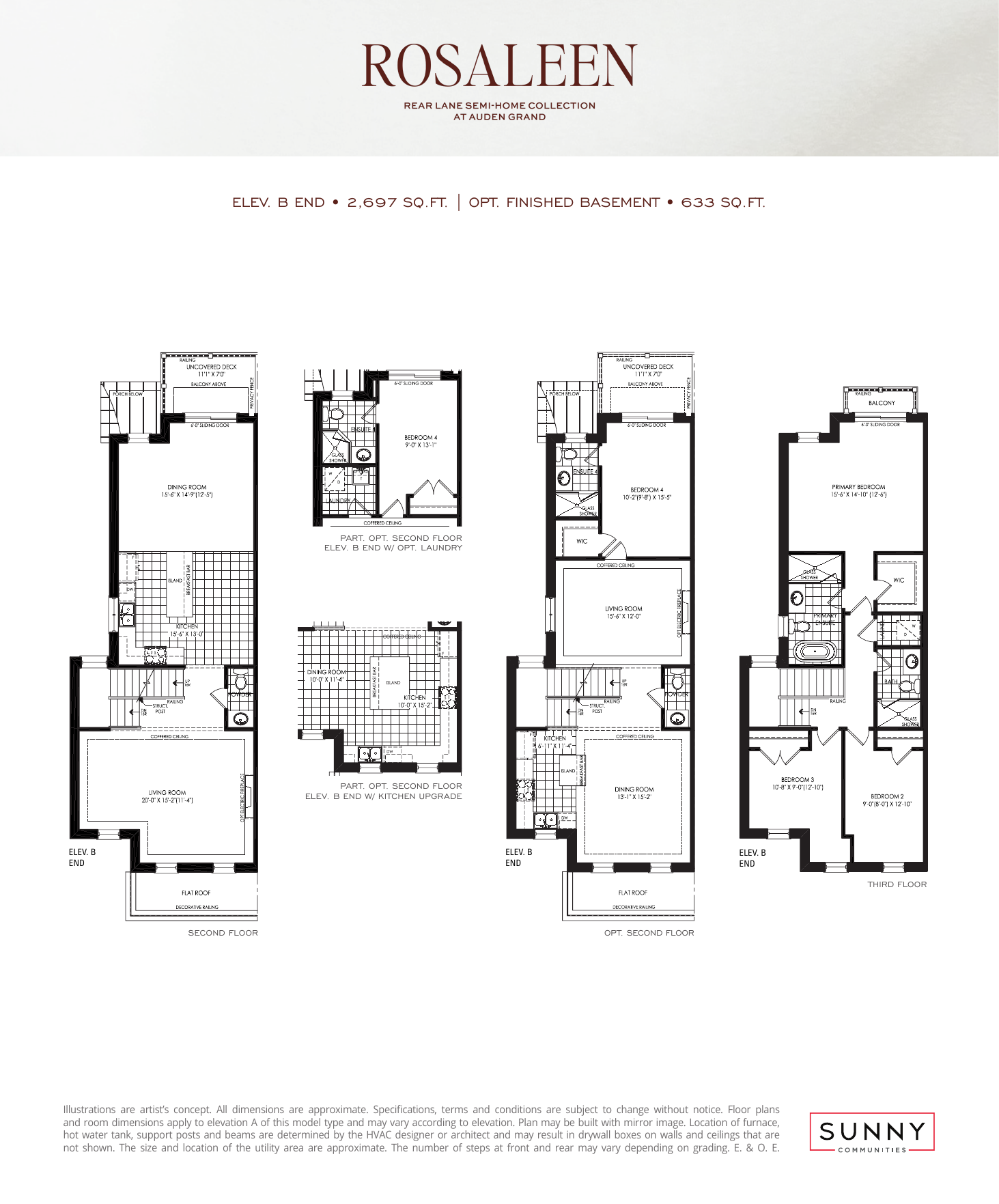 End B floor plan
