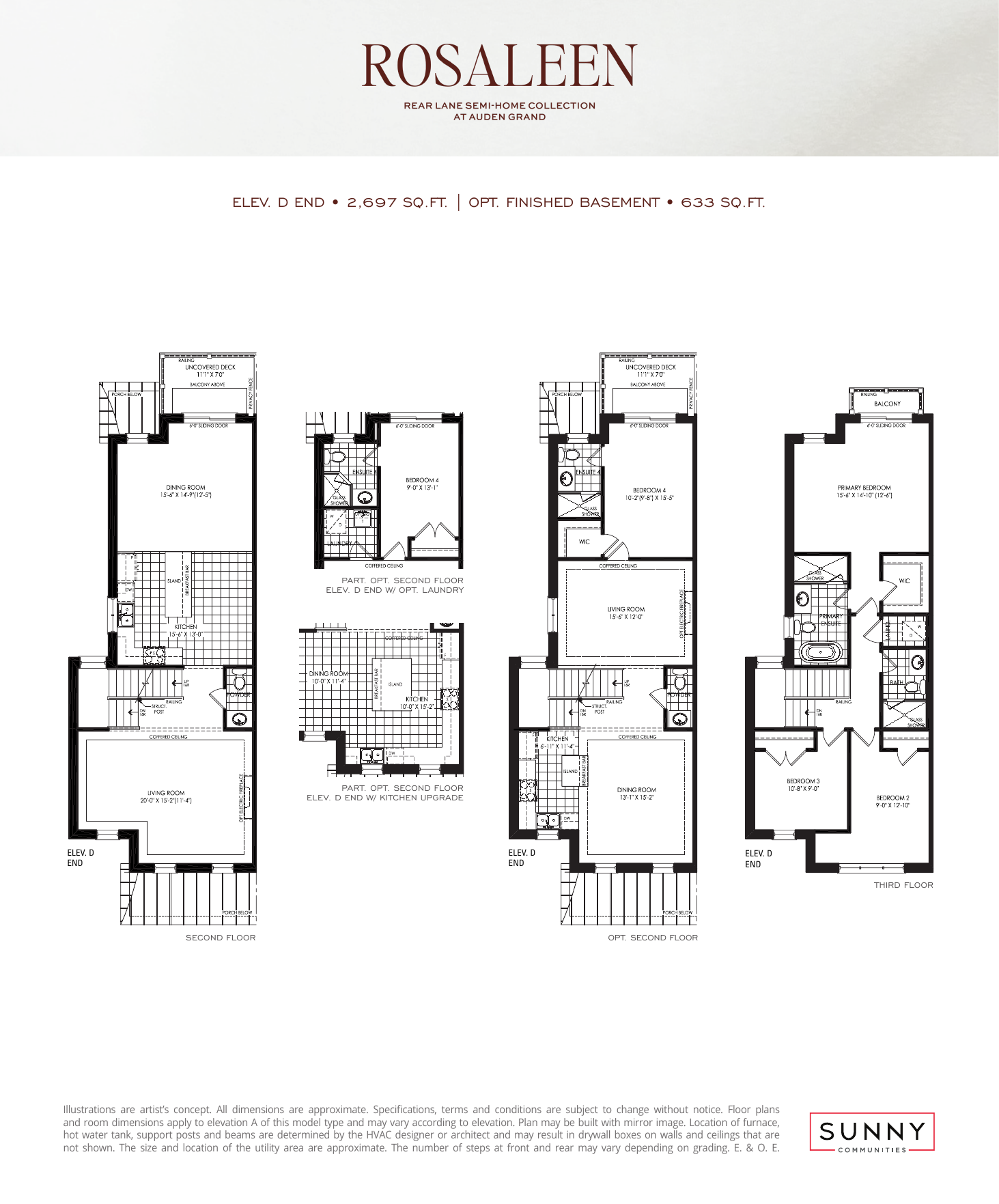 End D floor plan