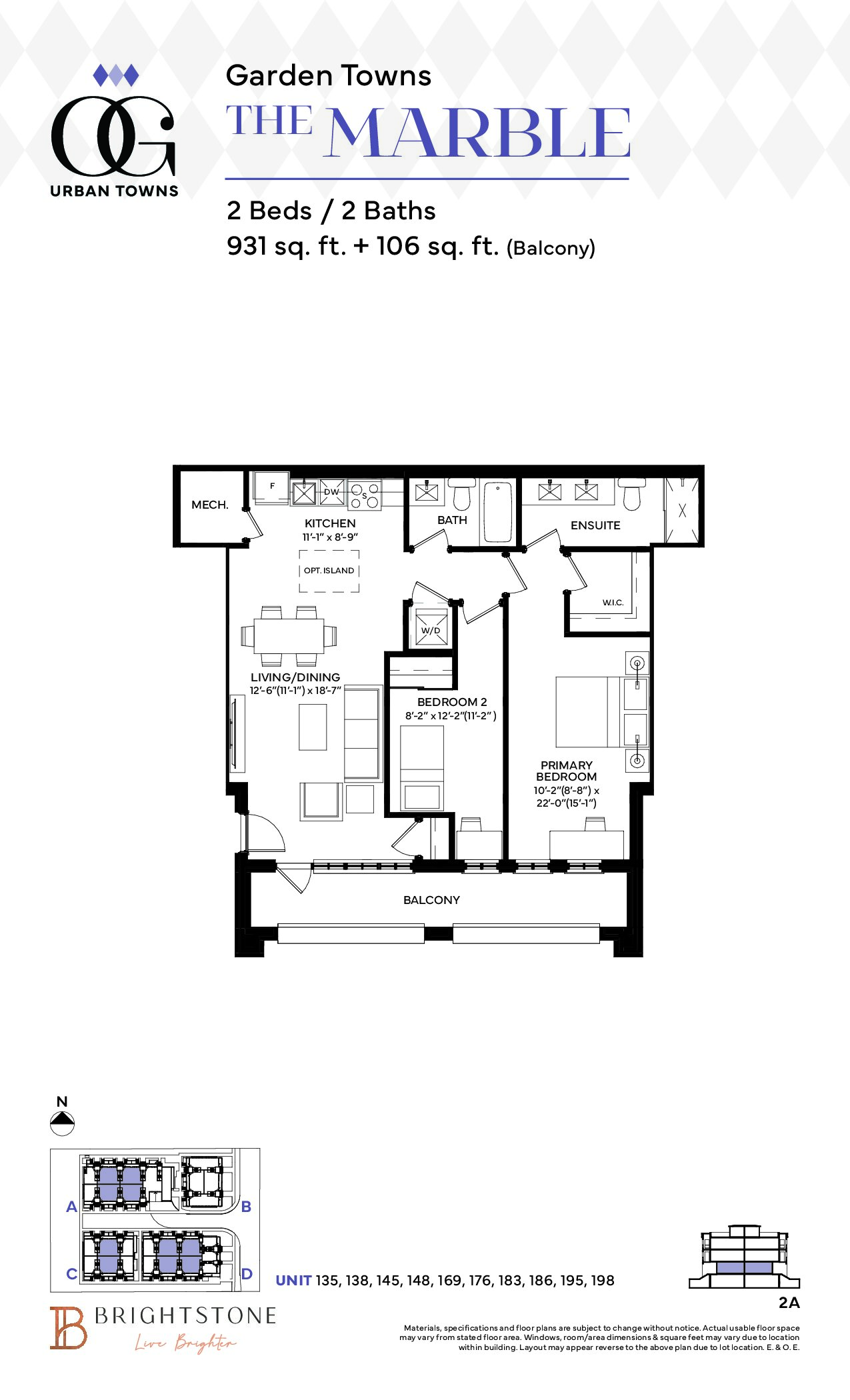 The Marble floor plan