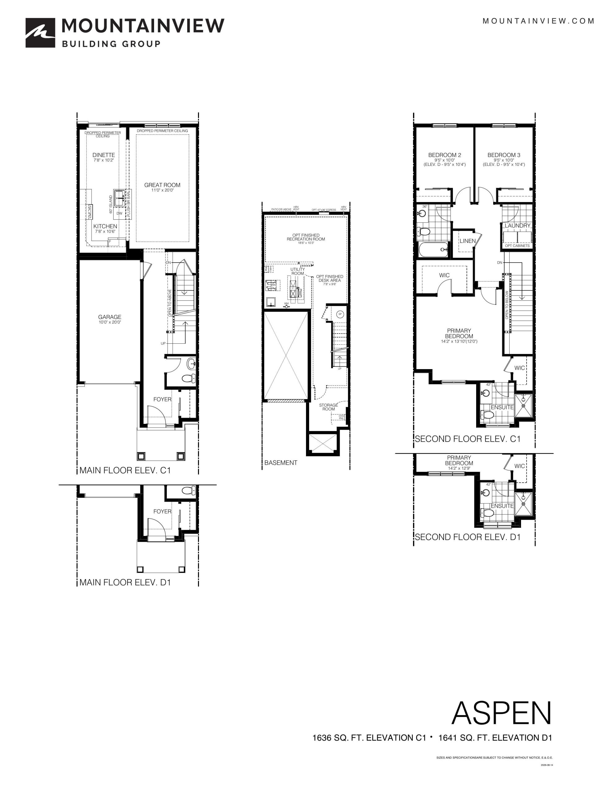 Aspen floor plan