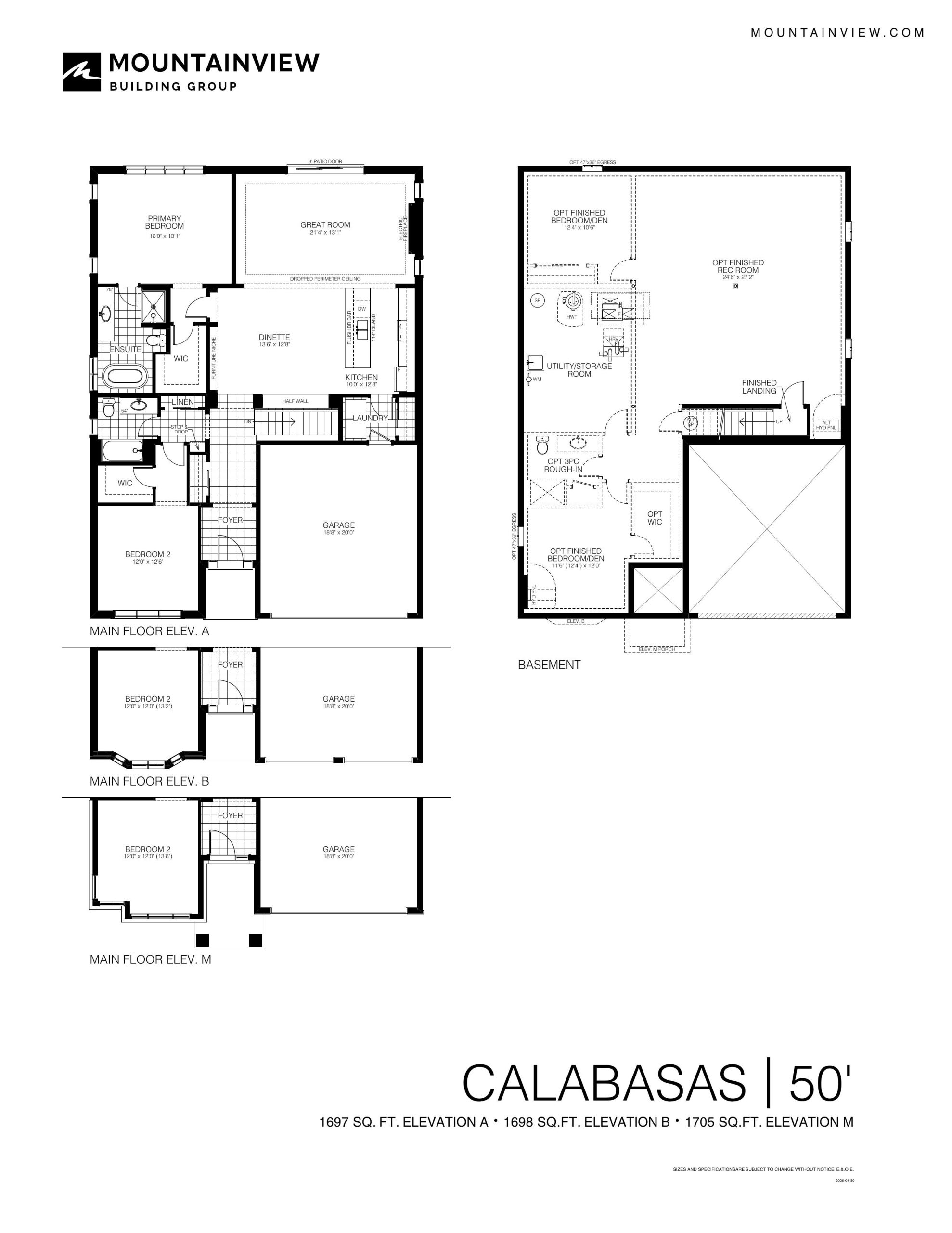Calabasas floor plan