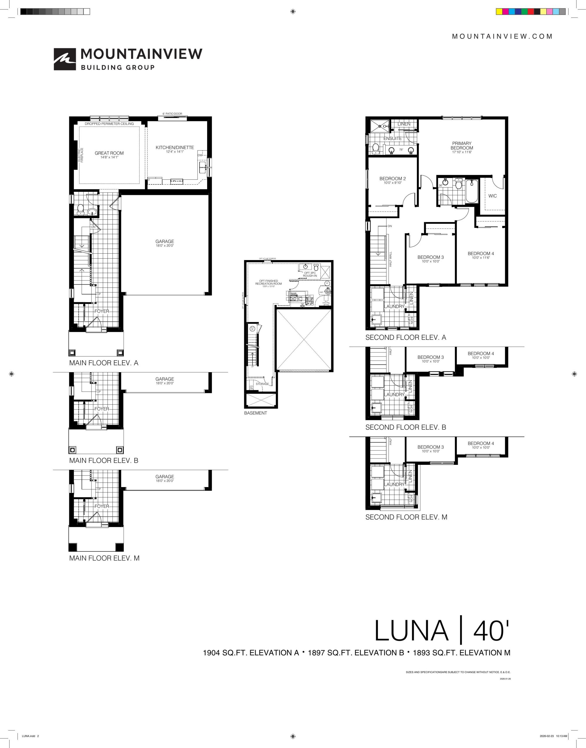 Luna floor plan