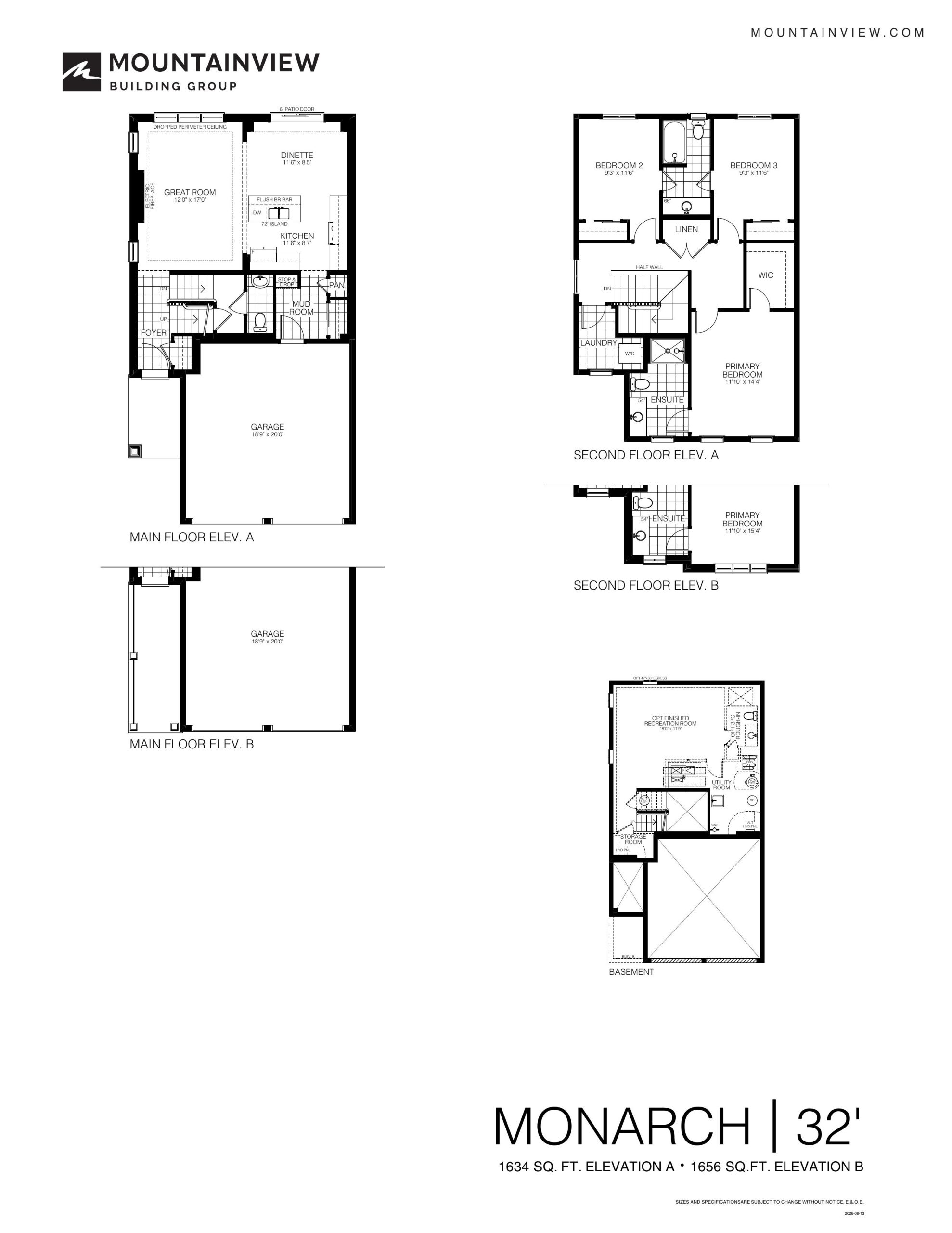 Monarch floor plan