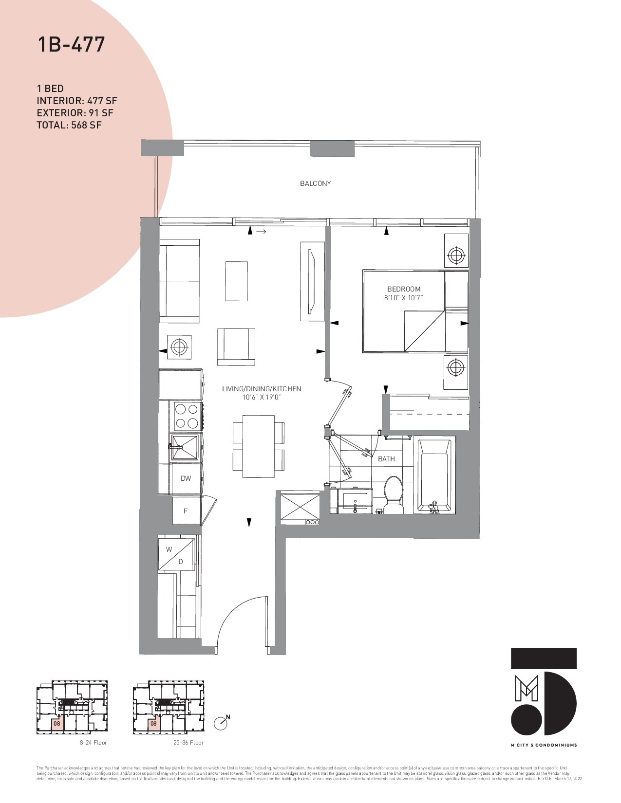 1B-477 floor plan