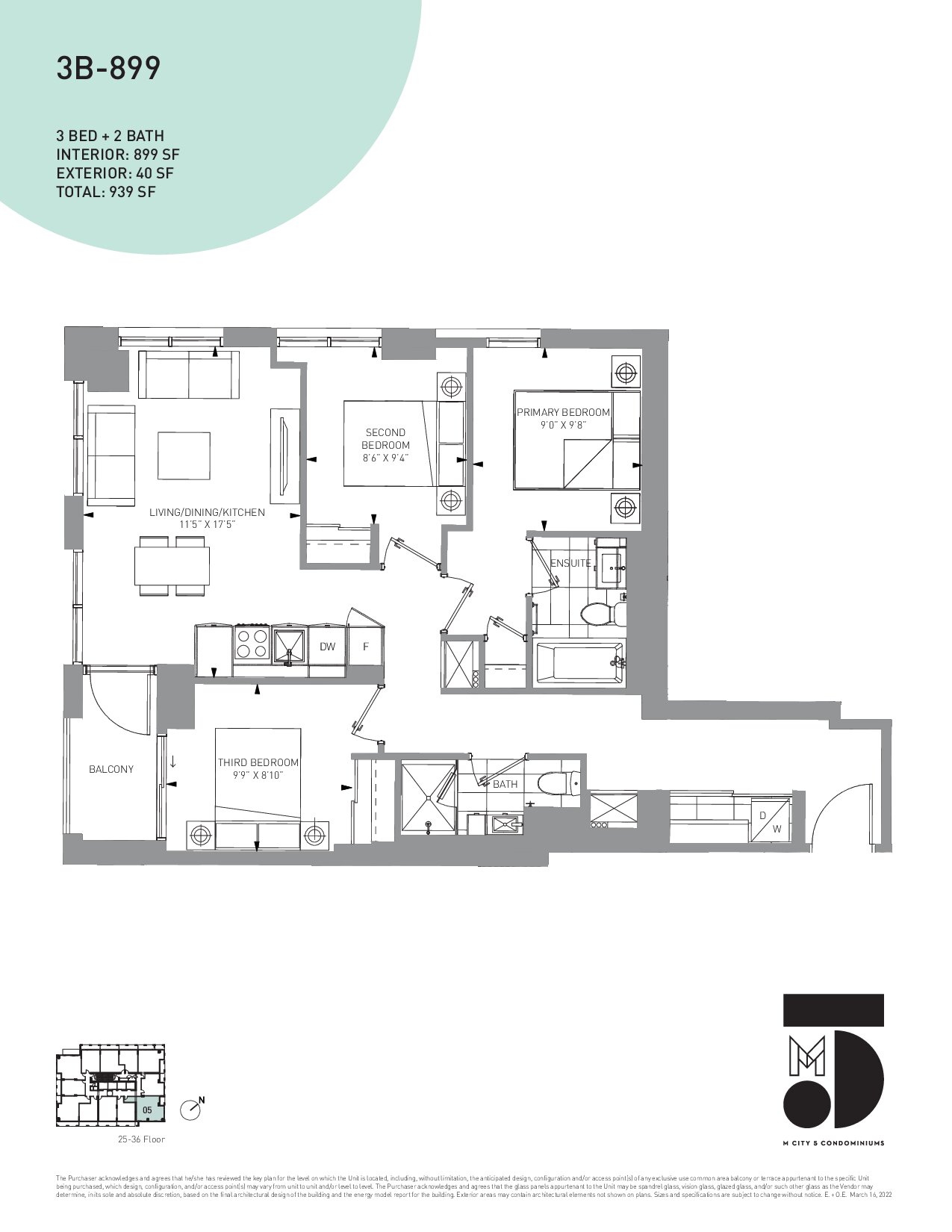 3B-899 floor plan