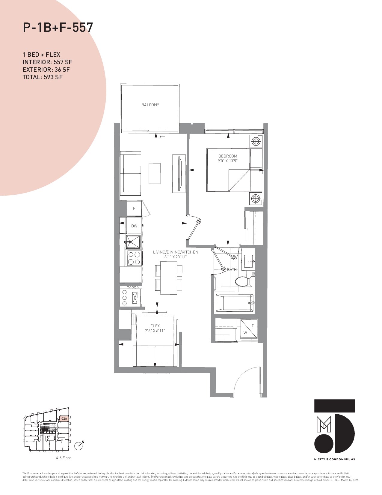 P-1B+F-557 floor plan