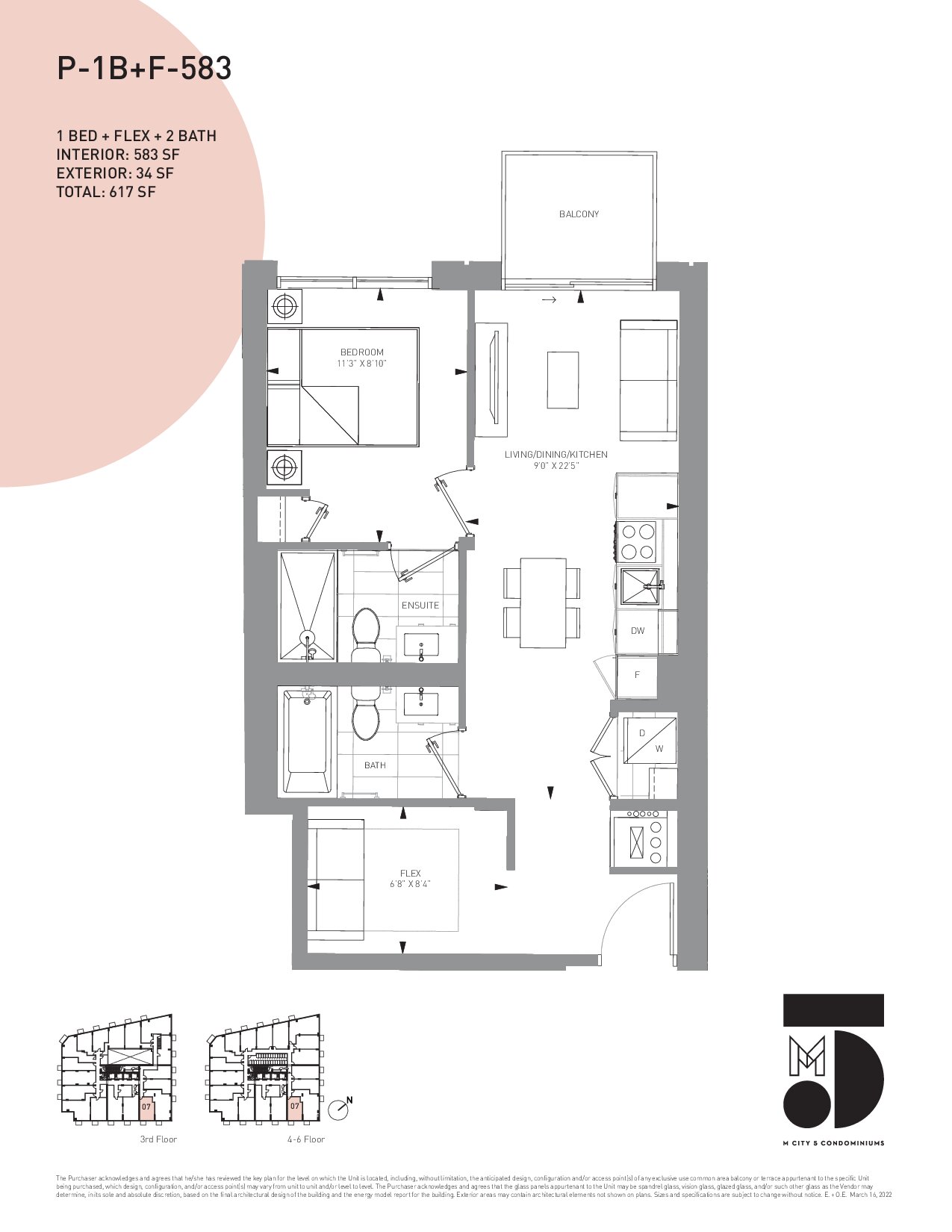 P-1B+F-583 floor plan