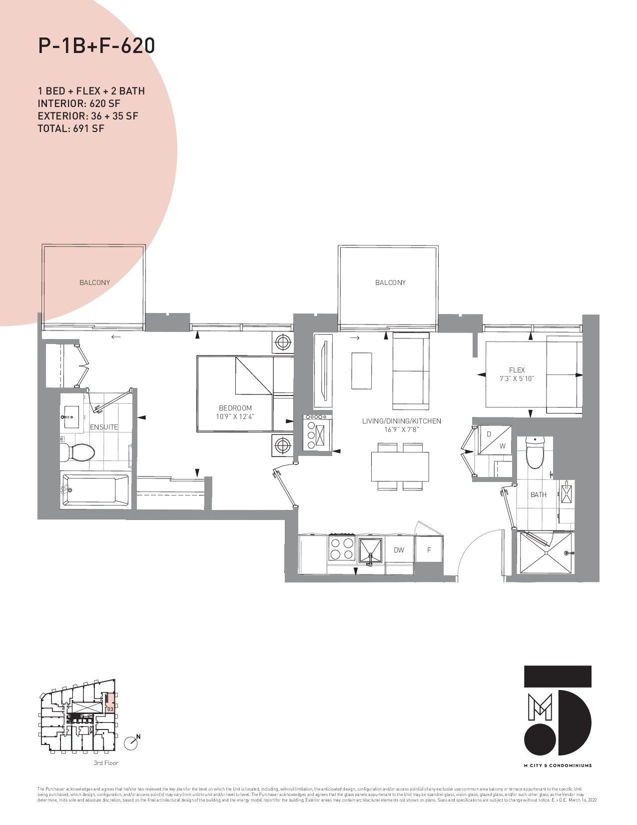 P-1B+F-620 floor plan