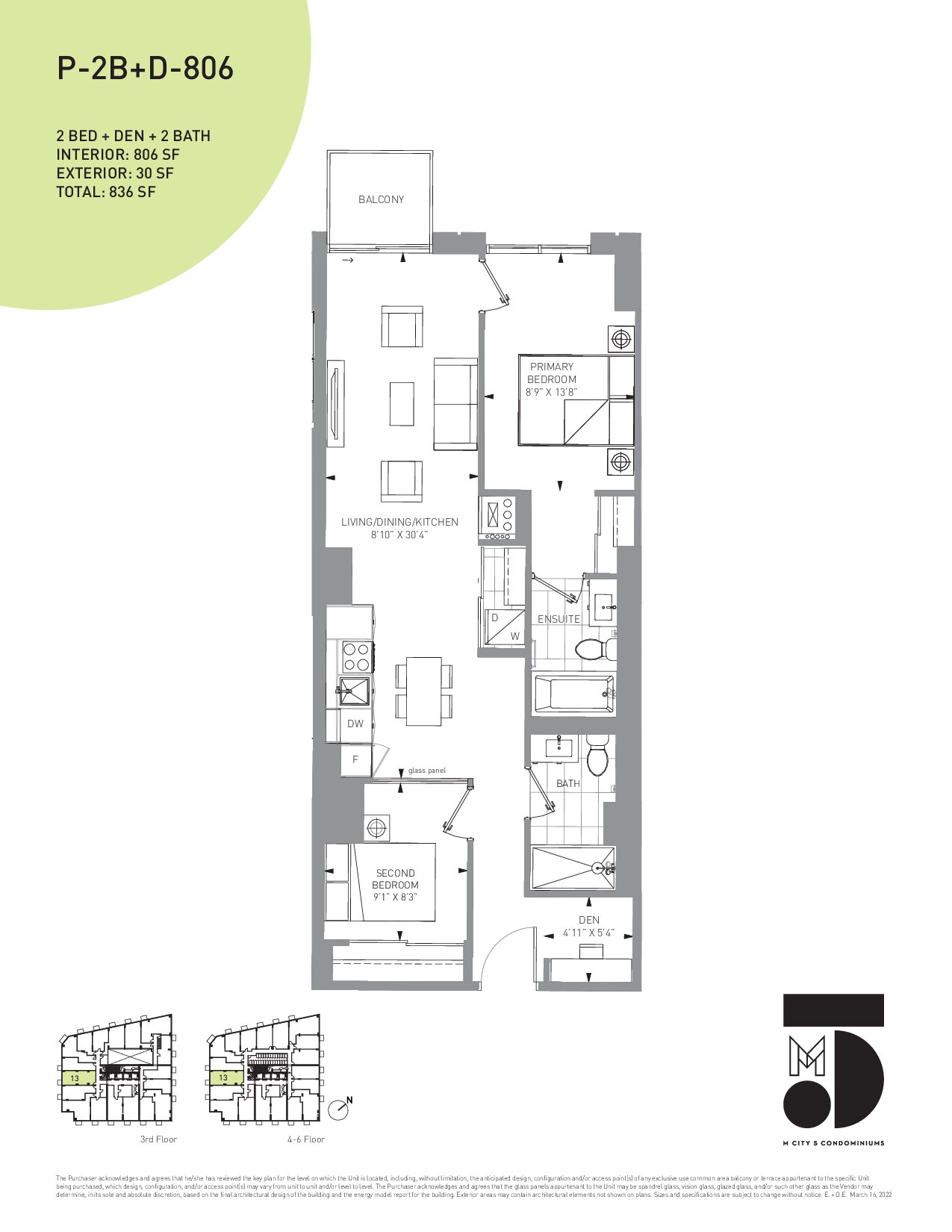 P-2B+D-806 floor plan