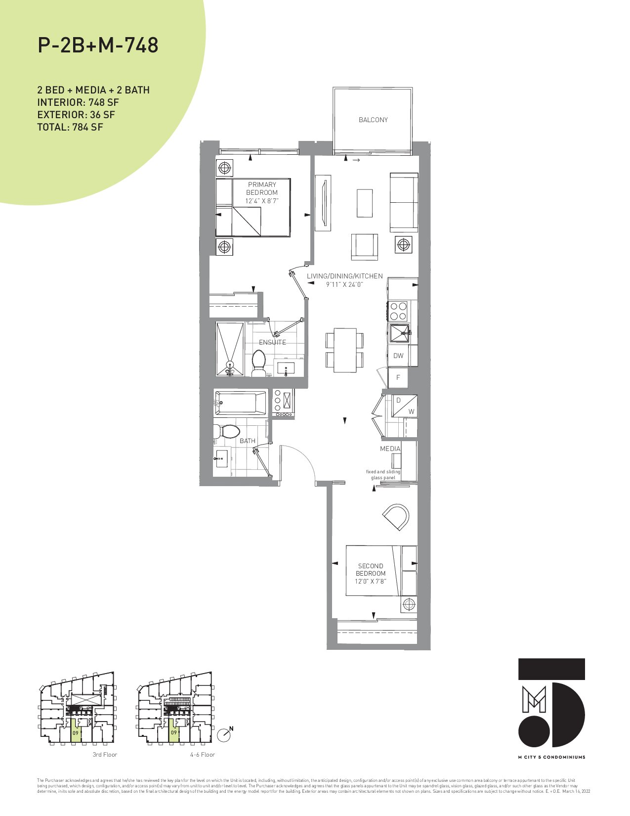 P-2B+M-748 floor plan
