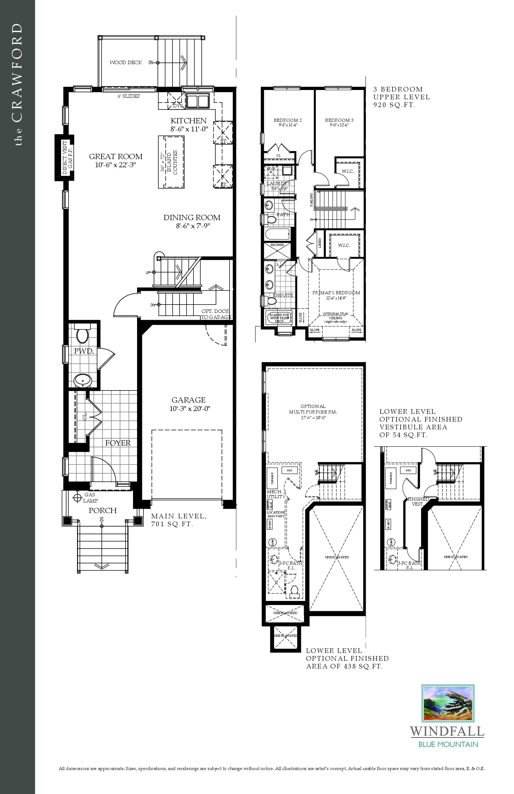 Lot 68R — Crawford A floor plan