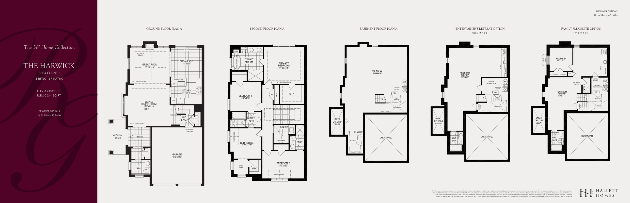 The Harwick Corner floor plan