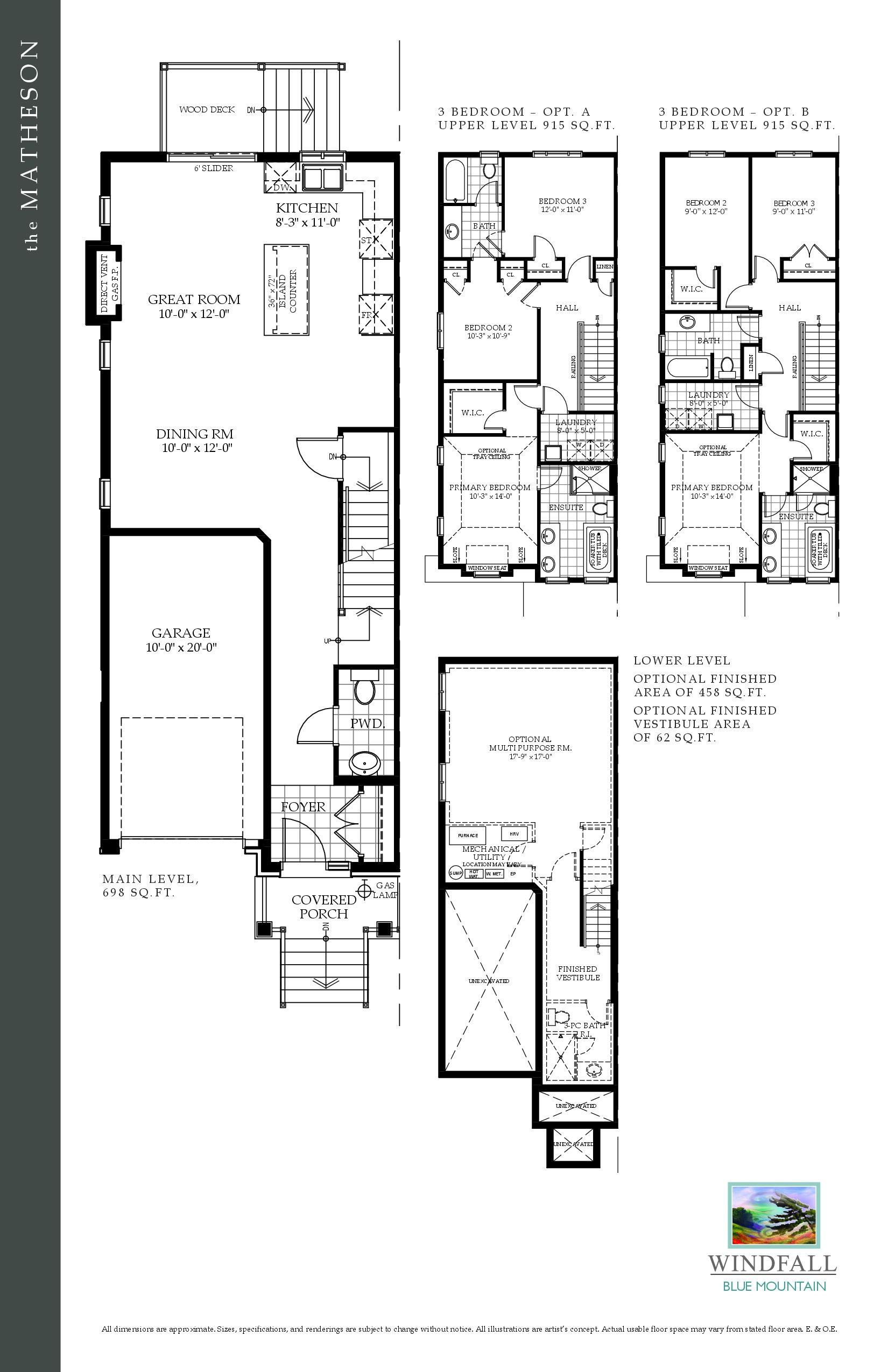 Lot 37L — Matheson A floor plan