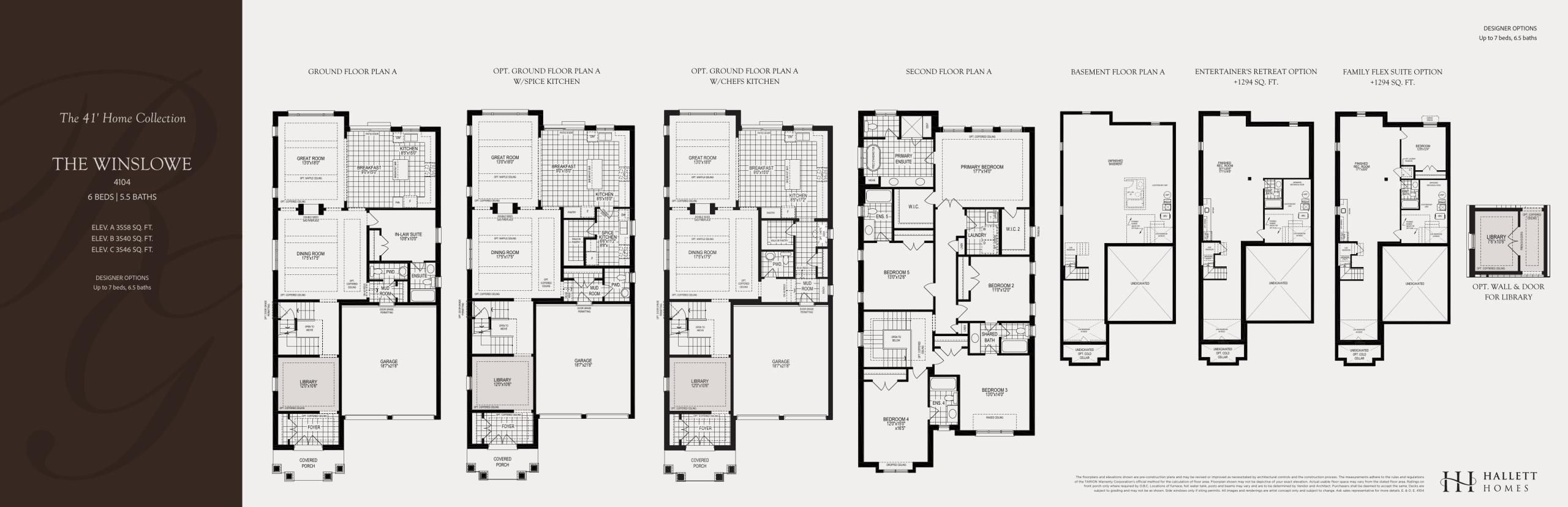 The Winslowe floor plan