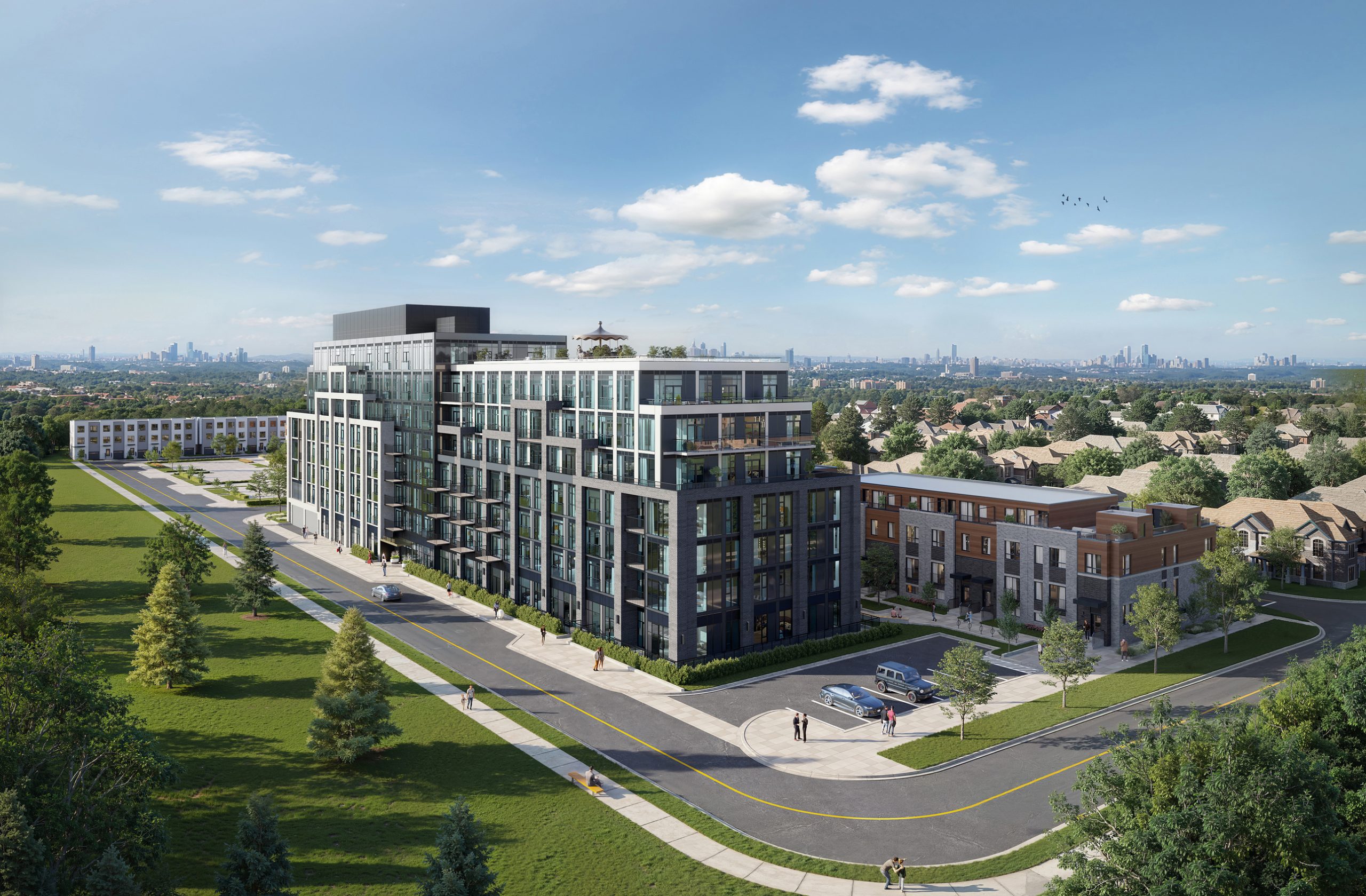 Merrydale Residences at Thornhill Walk in Vaughan — rendering 3