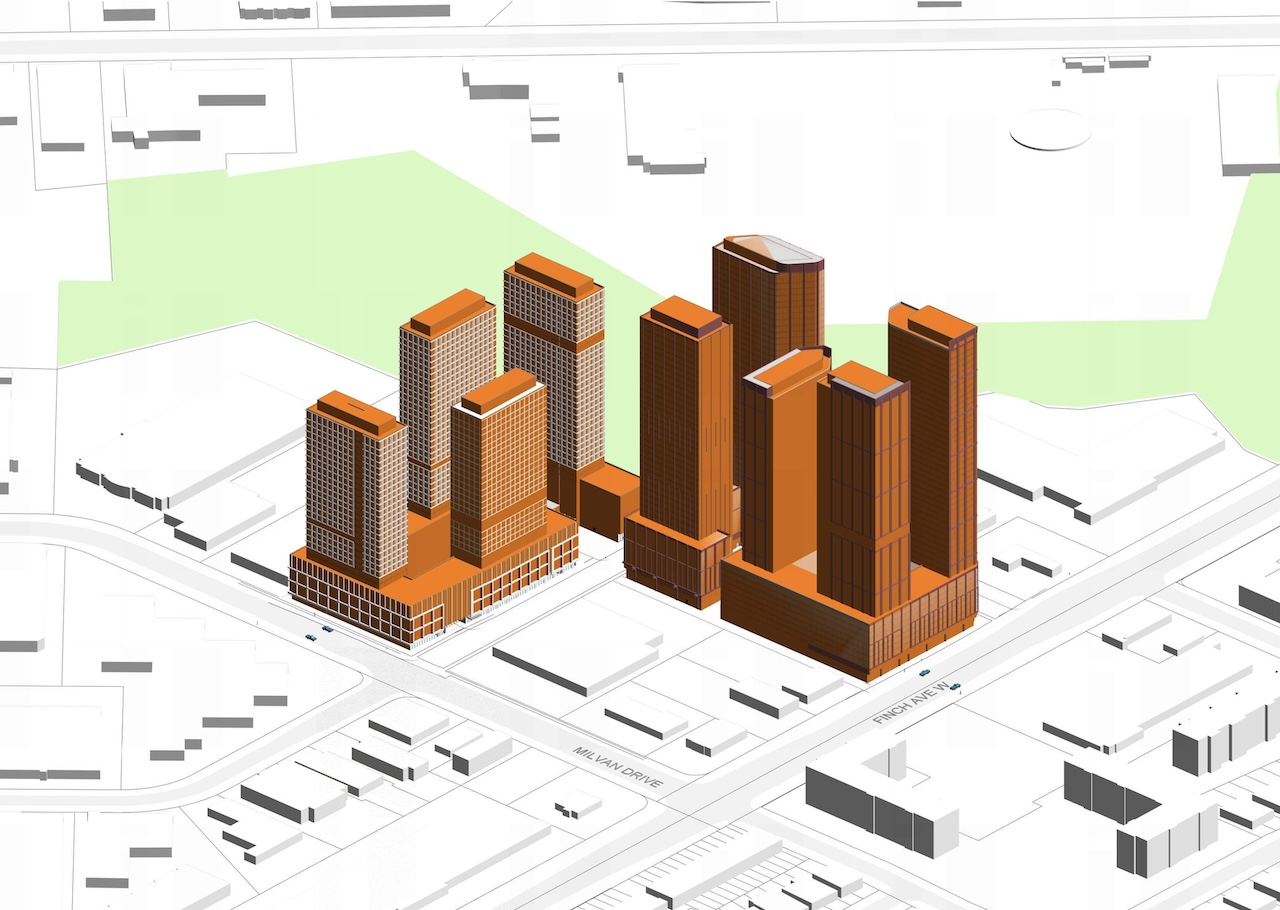 2424 Finch Avenue West in Toronto — rendering 1