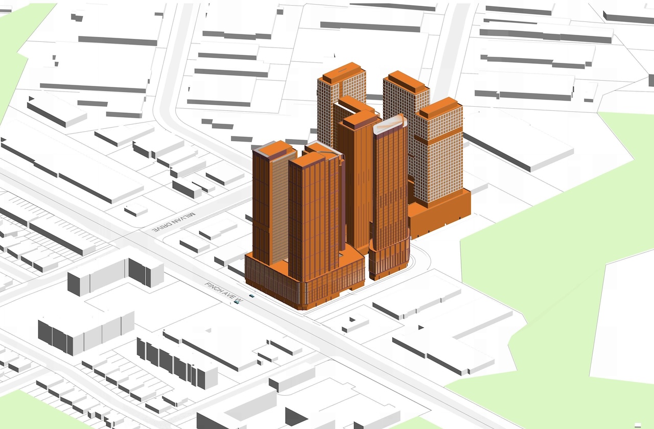 2424 Finch Avenue West in Toronto — rendering 2