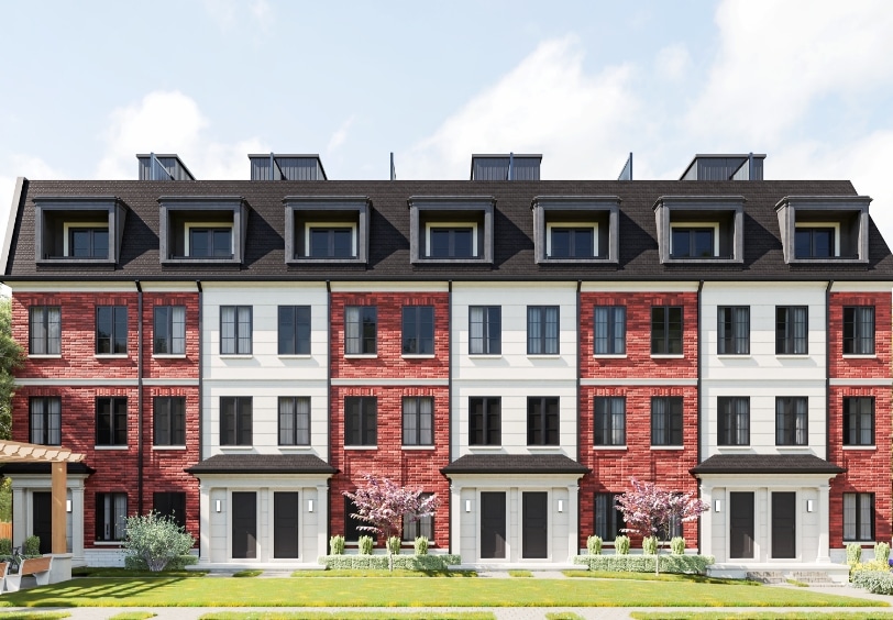 Kerr Village in Oakville — rendering 3