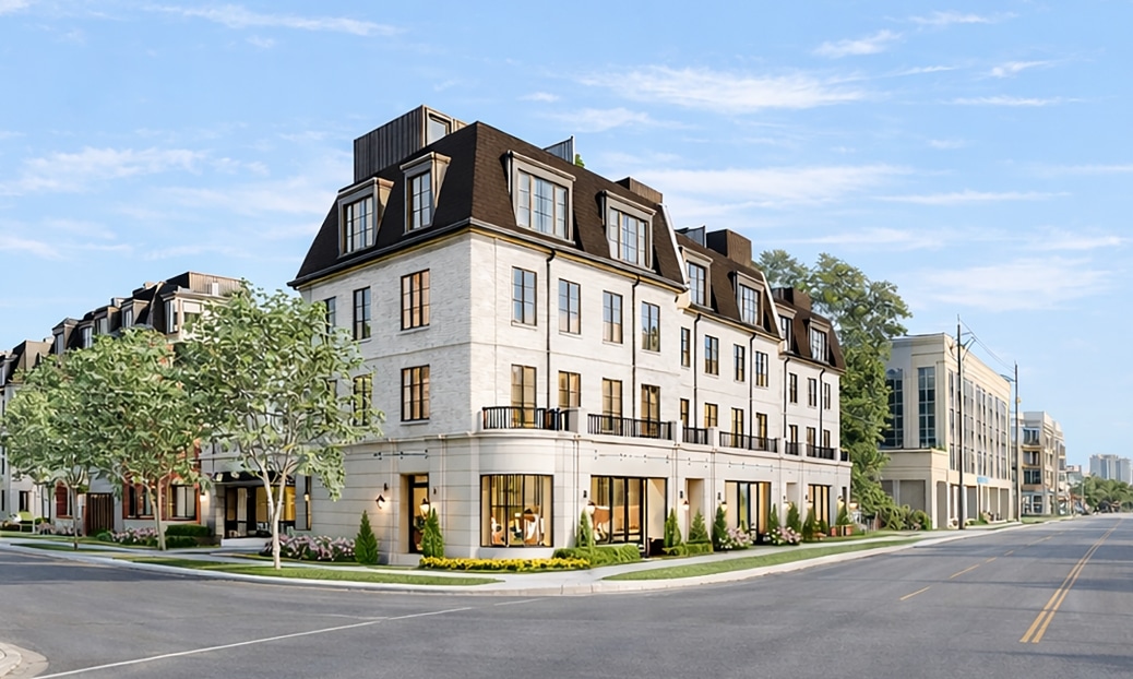 Kerr Village in Oakville — rendering 4